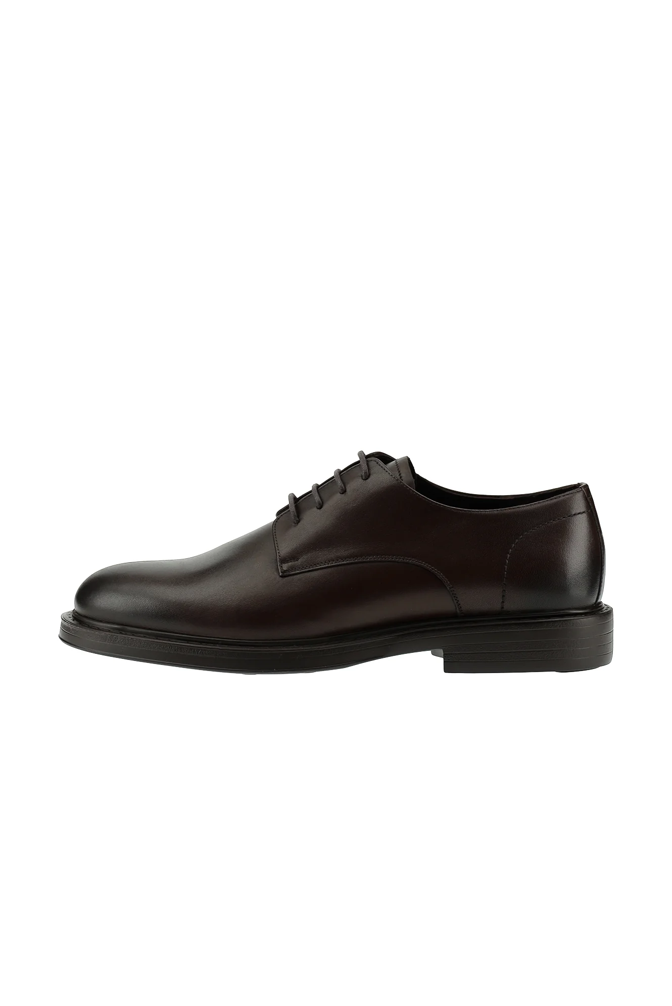 Koyu Kahve Smart Casual Deri Ayakkabı - Image 2