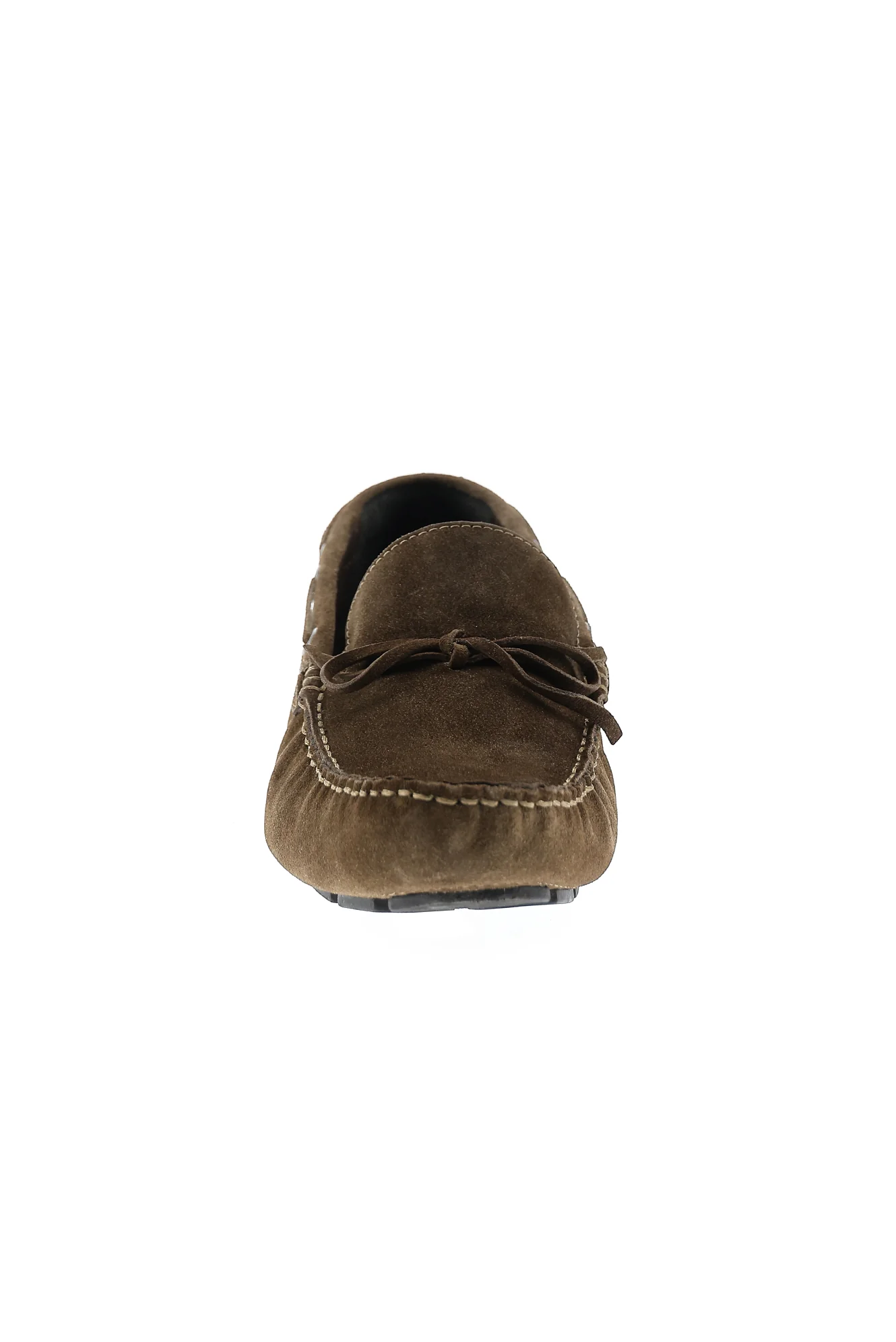 Koyu Kahve Süet Casual Loafer Ayakkabı - Image 3