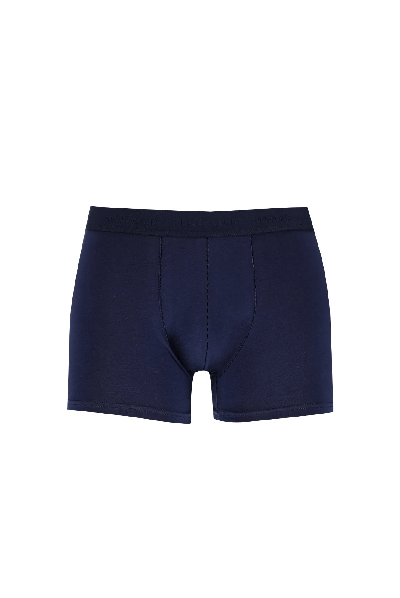 Koyu Lacivert 2'li Desenli Boxer - Image 2