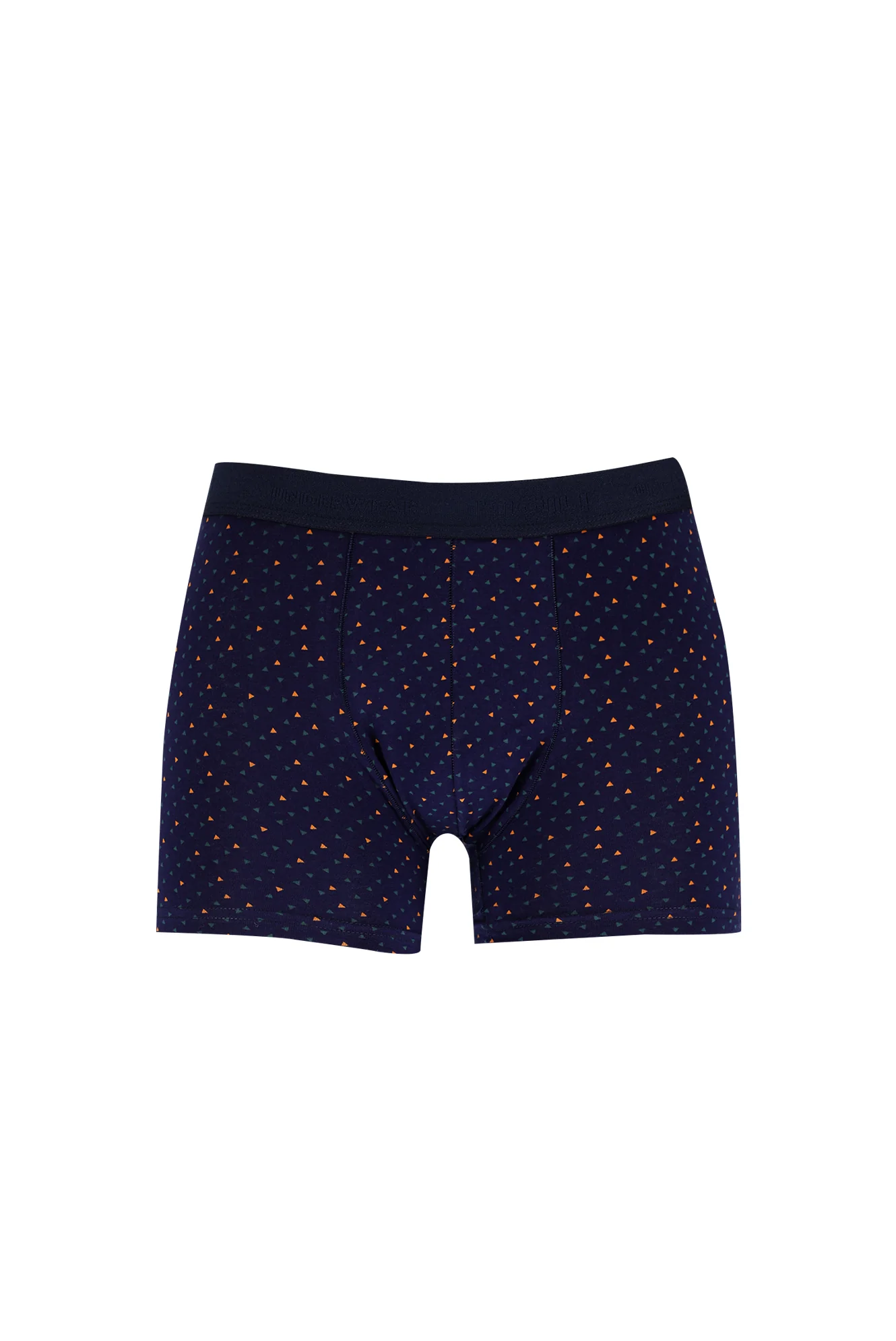 Koyu Lacivert 2'li Desenli Boxer - Image 3