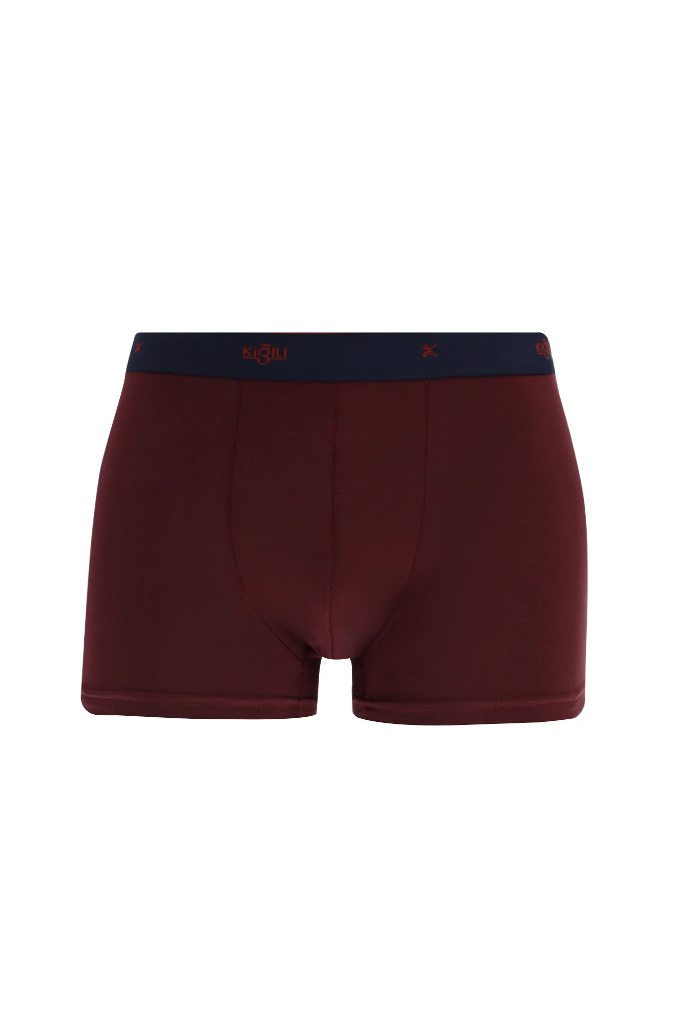 Koyu Lacivert 2'li Desenli Boxer Seti - Image 3