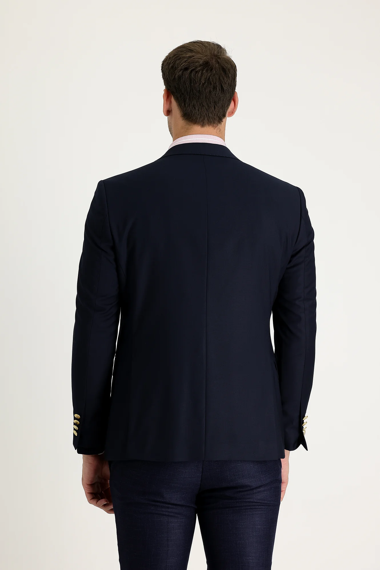 Koyu Lacivert 4 Drop Relaxed Fit Rahat Kesim AK BLAZER CEKET - Image 2
