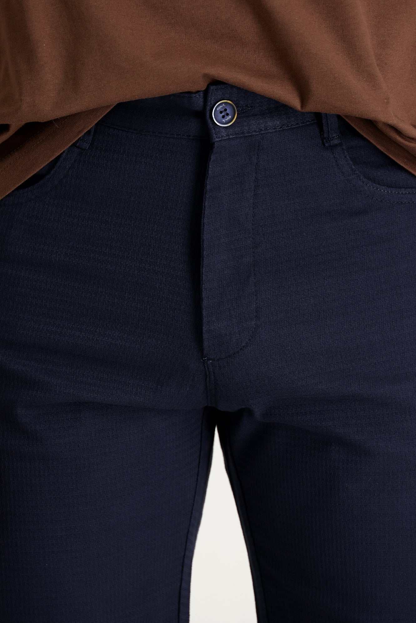 Koyu Lacivert Regular Fit Standart Kesim Bermuda Şort - Image 2
