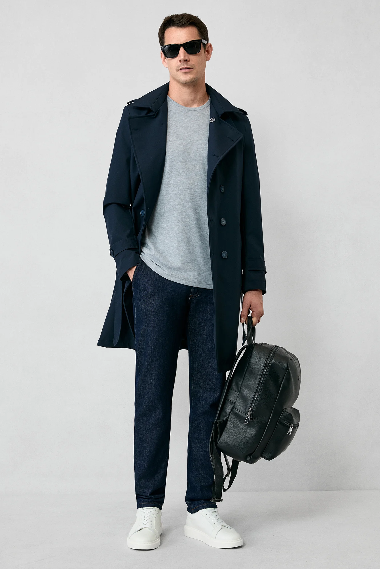 Koyu Lacivert Bootcut Fit Pamuk Denim Pantolon
