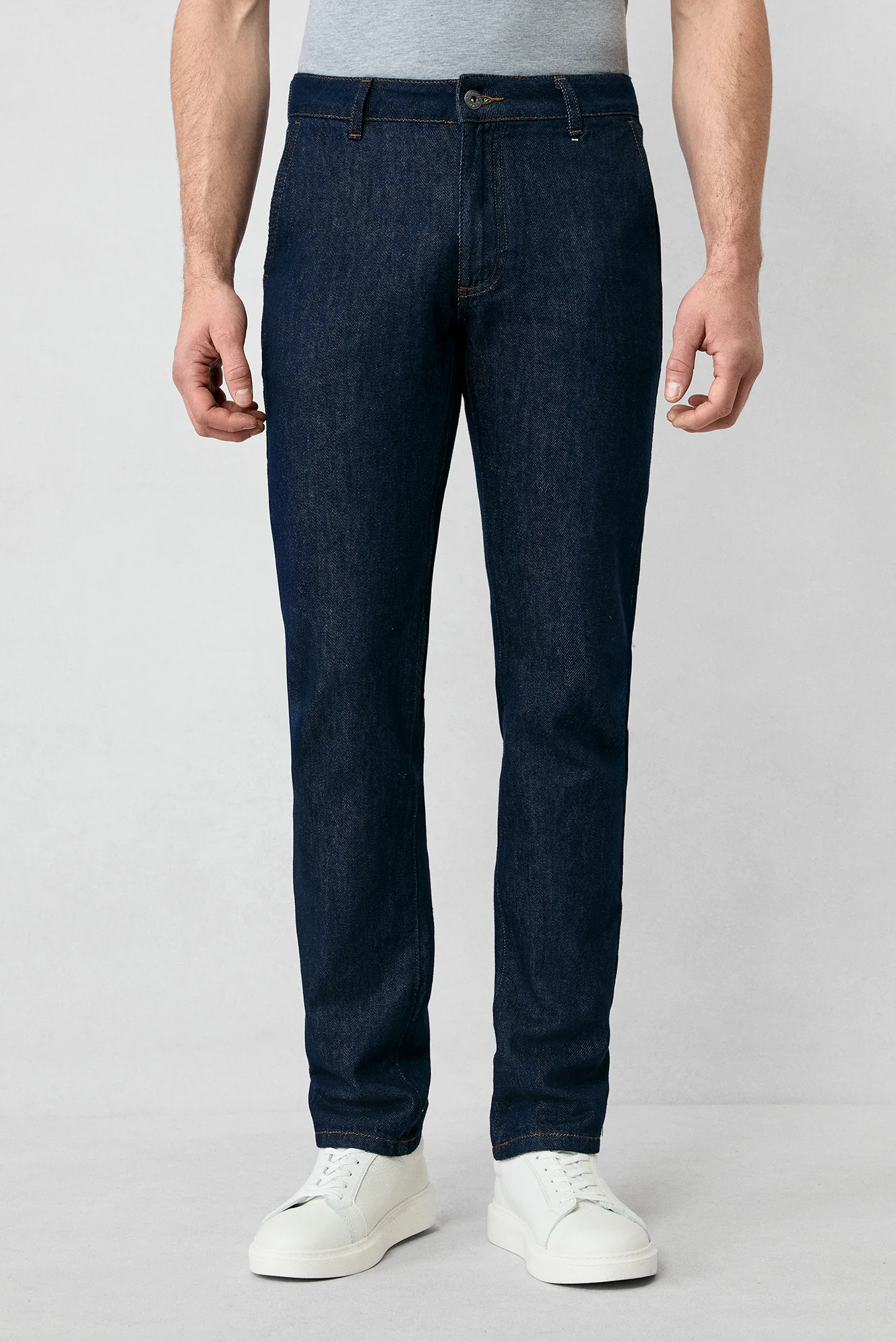 Koyu Lacivert Bootcut Fit Pamuk Denim Pantolon - Image 2