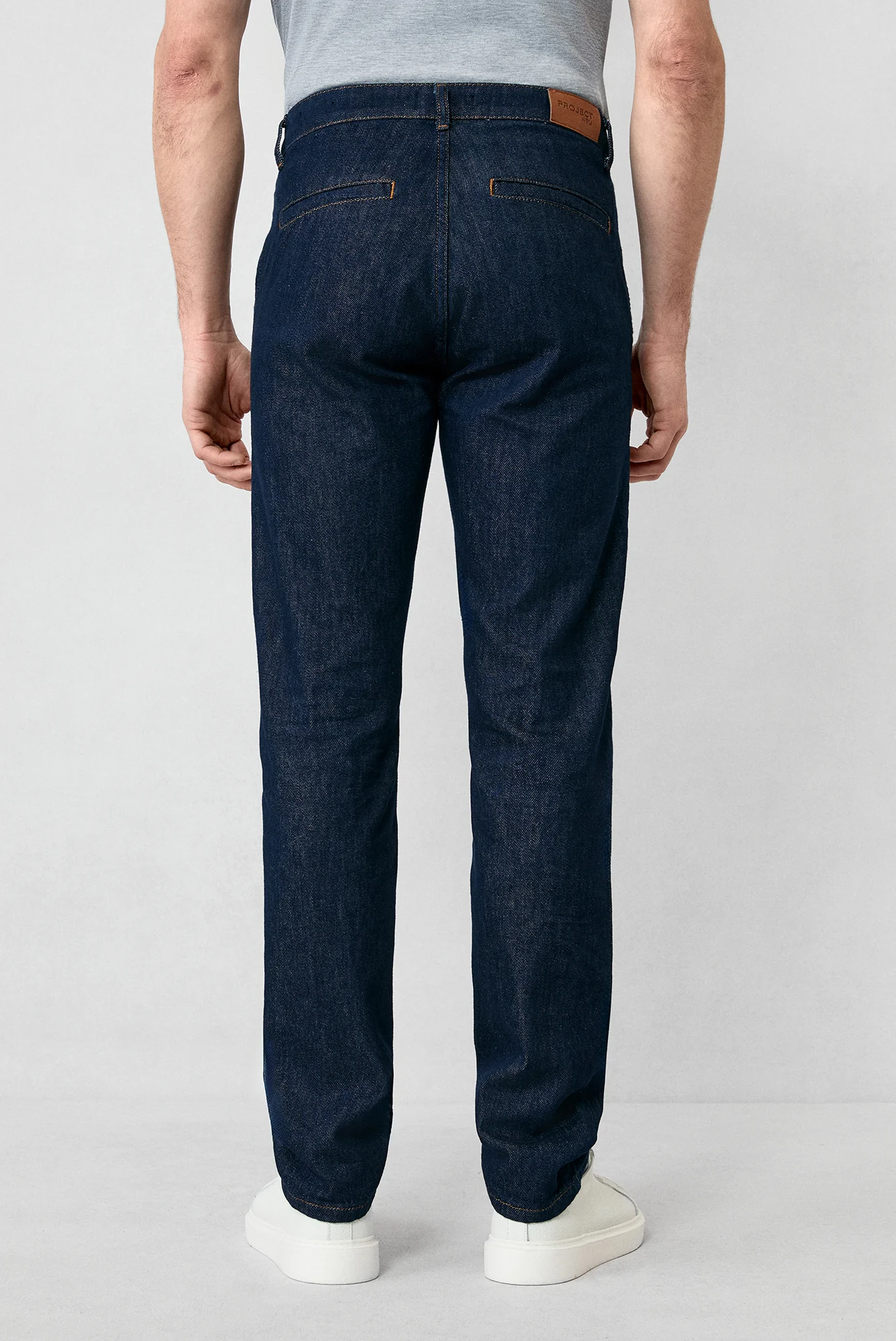 Koyu Lacivert Bootcut Fit Pamuk Denim Pantolon - Image 6