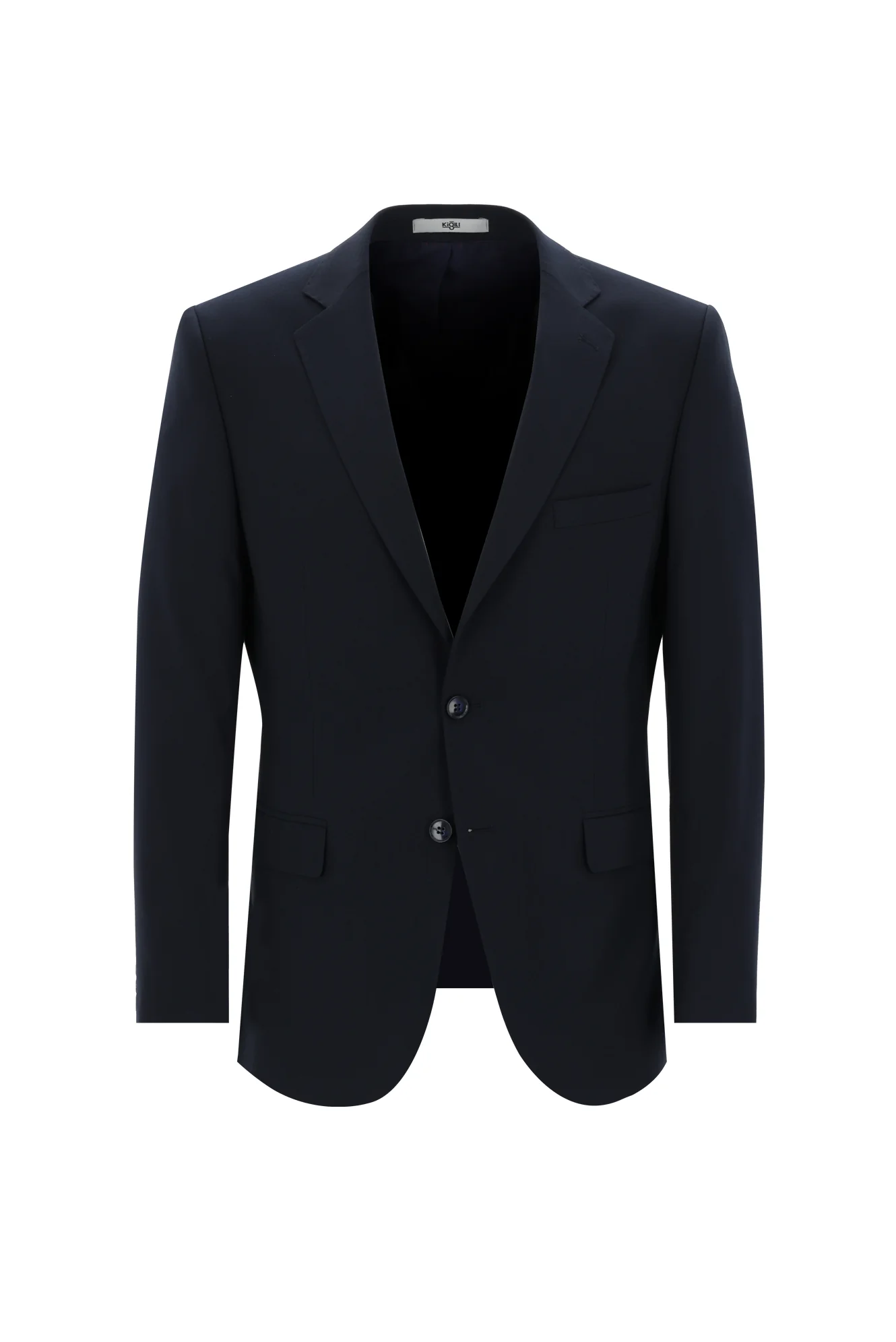 Koyu Lacivert 7 Drop Slim Fit Dar Kesim Takım Elbise - Image 2