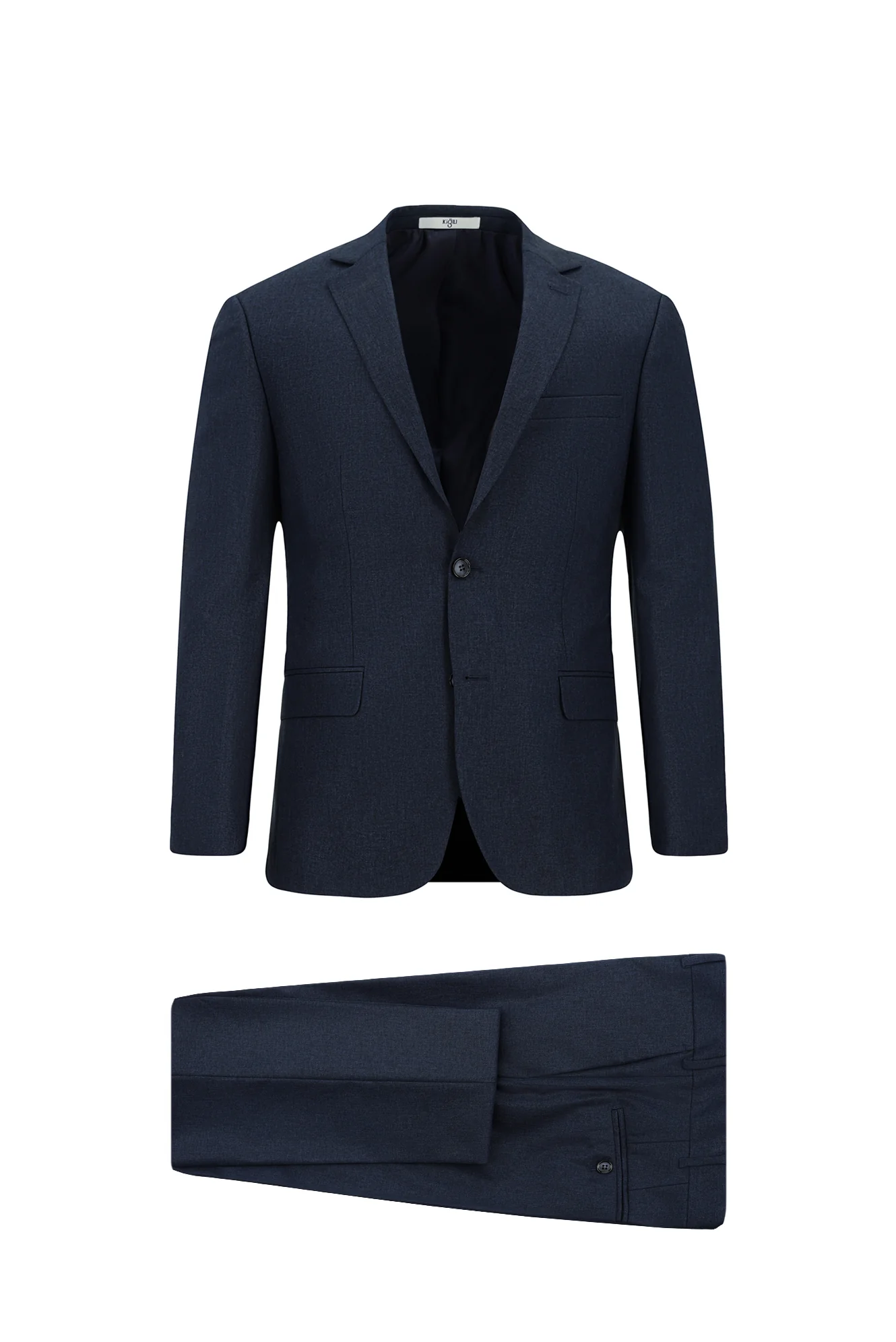 Koyu Lacivert 4 Drop Relaxed Fit Rahat Kesim Takım Elbise