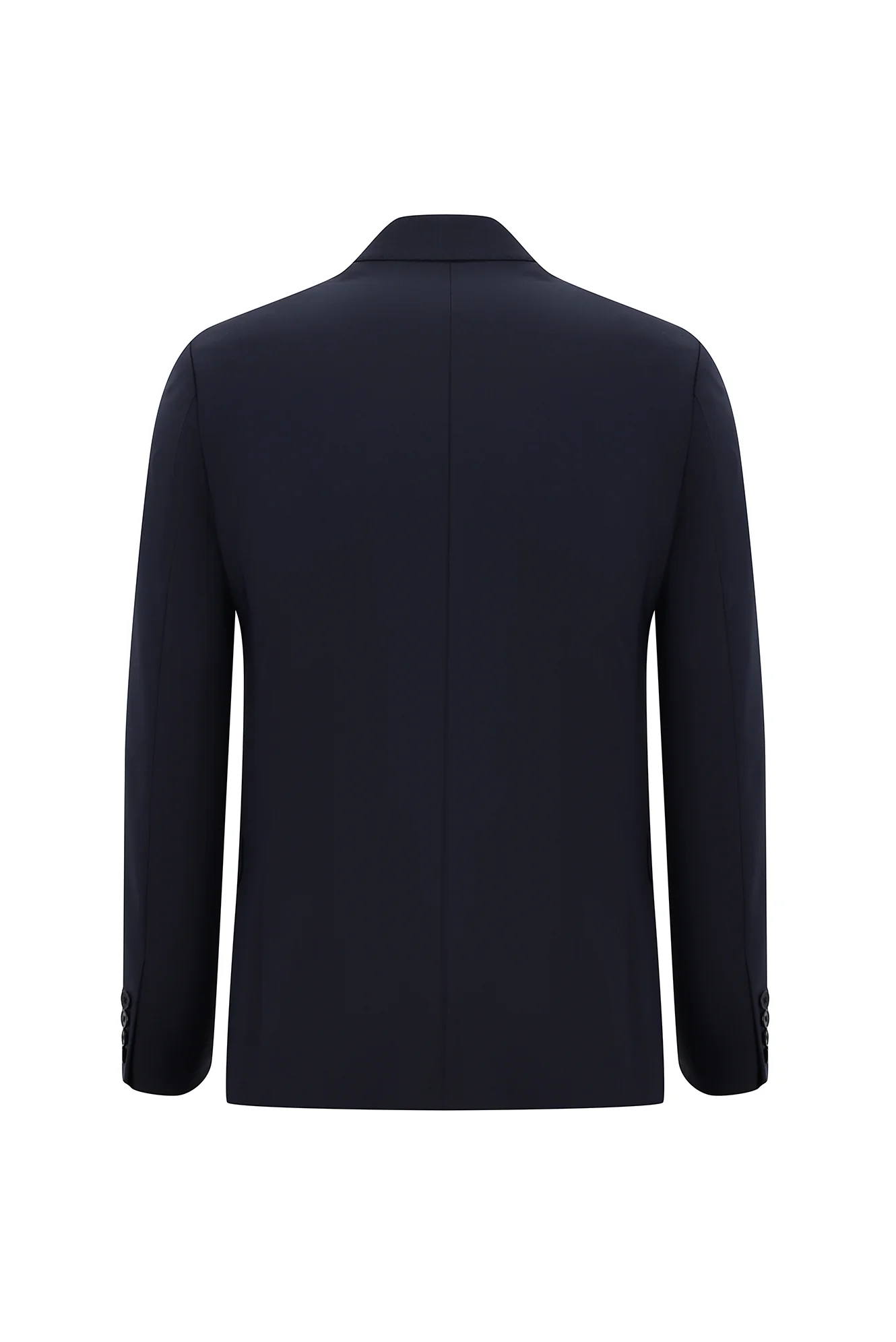 Koyu Lacivert 4 Drop Relaxed Fit Rahat Kesim Yünlü Takım Elbise - Image 3
