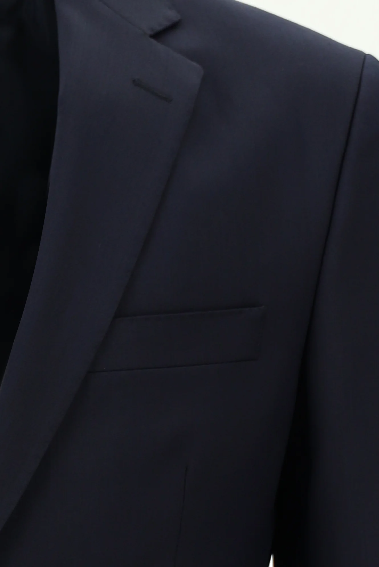 Koyu Lacivert 4 Drop Relaxed Fit Rahat Kesim Yünlü Takım Elbise - Image 4