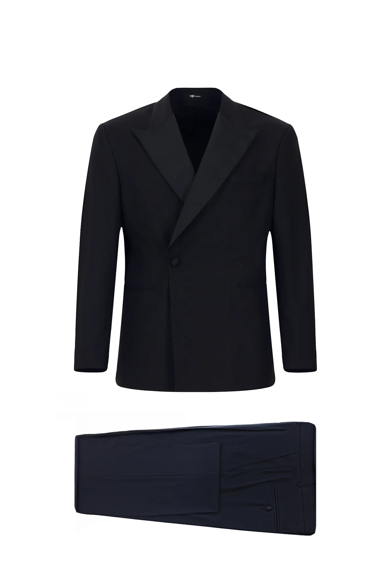 Koyu Lacivert 6 Drop Verona Soft Oversize Fit Hafif Oversize Kesim Sivri Yaka Kruvaze Smokin & Damatlık - Image 4