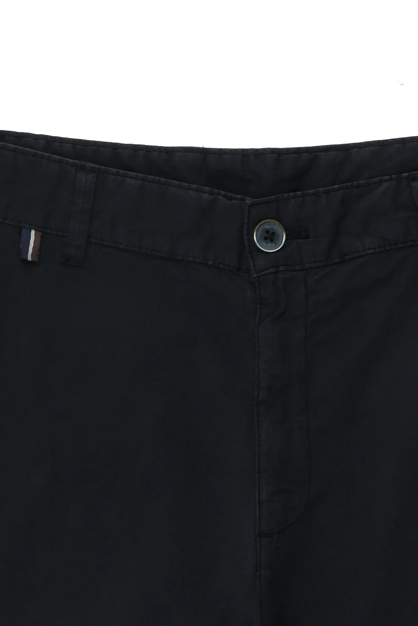 Koyu Lacivert Regular Fit Standart Kesim Pamuklu Bermuda Şort - Image 3