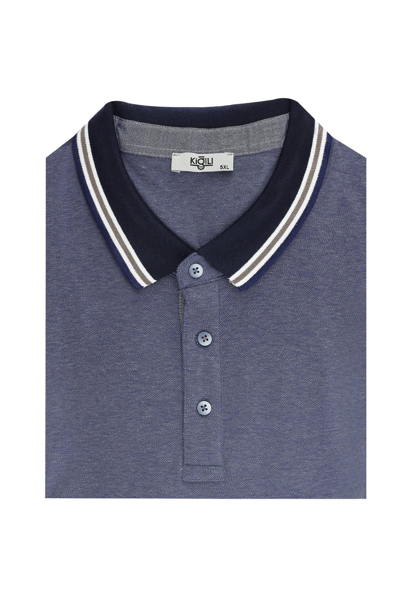 Koyu Lacivert Polo Yaka Regular Fit Tişört