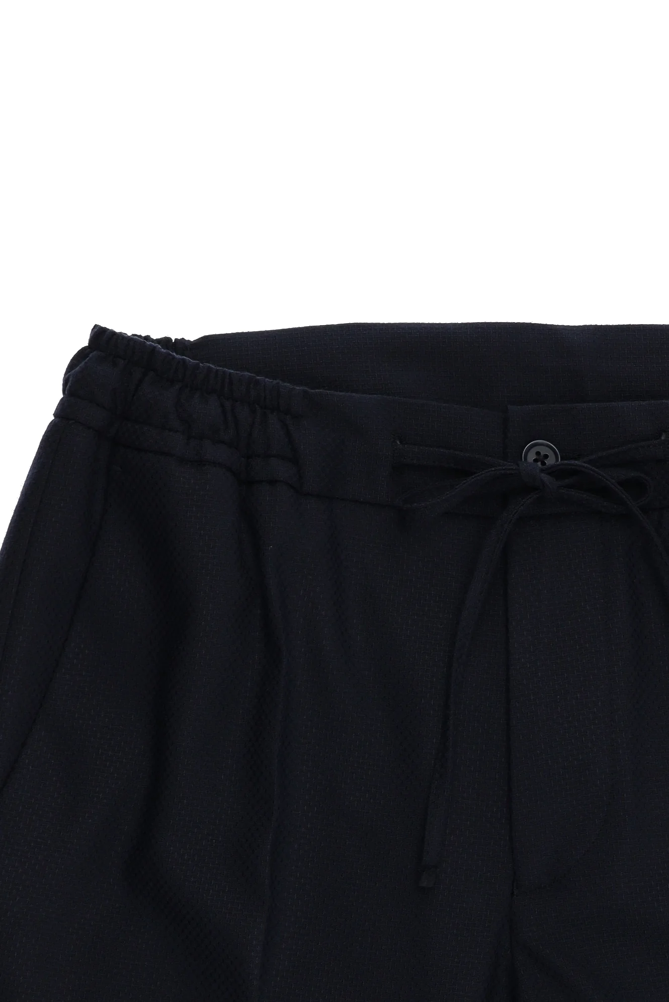 Koyu Lacivert 6 Drop Regular Fit Standart Kesim Beli Lastikli İpli Desenli Takım Elbise - Image 5