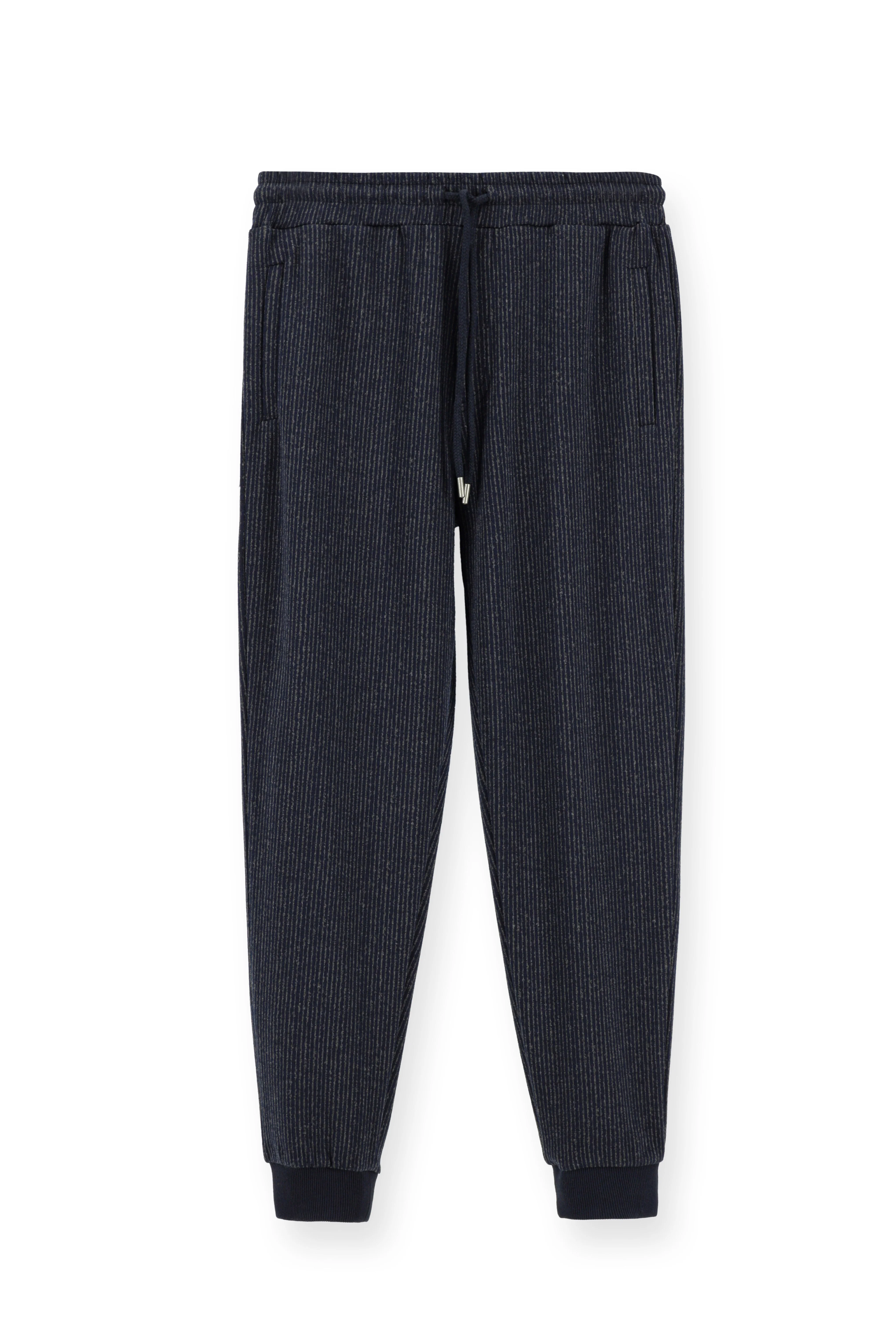Koyu Lacivert Regular Fit Çizgili Sweatpant / Eşofman Altı - Image 7