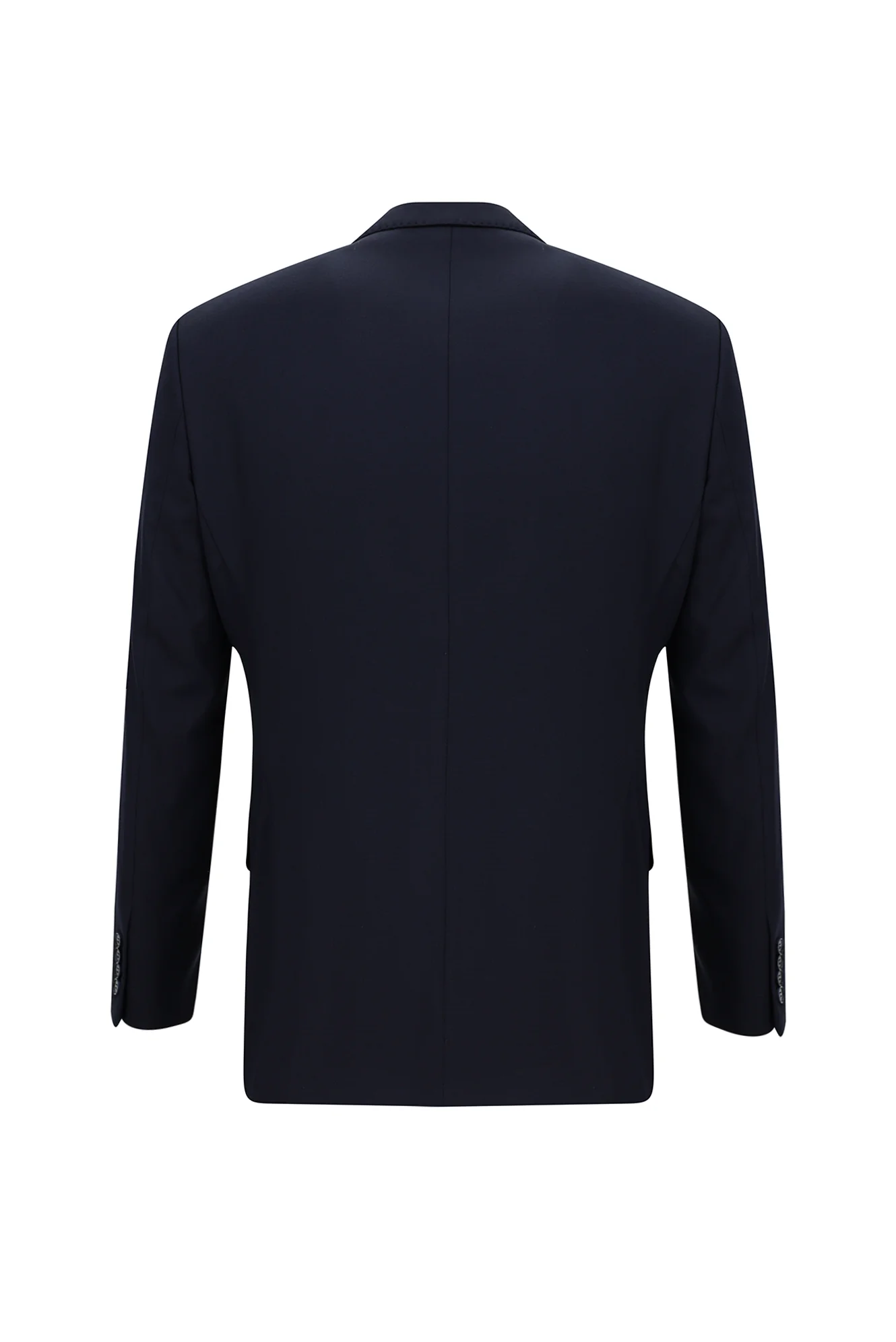 Koyu Lacivert 6 Drop Regular Fit Standart Kesim Desenli Takım Elbise - Image 3