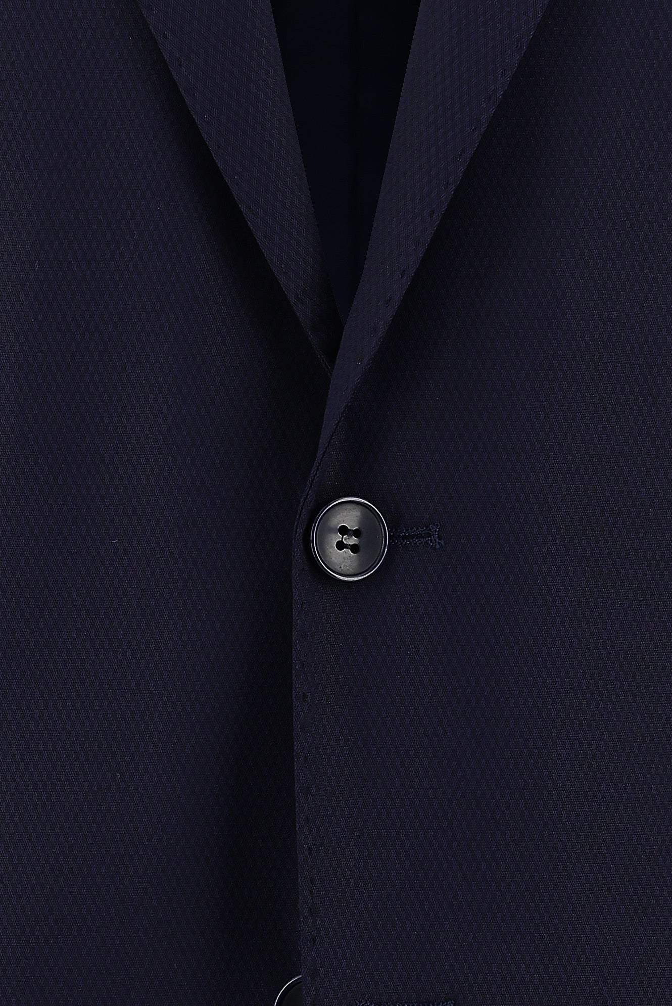 Koyu Lacivert 6 Drop Regular Fit Standart Kesim Desenli Takım Elbise - Image 4