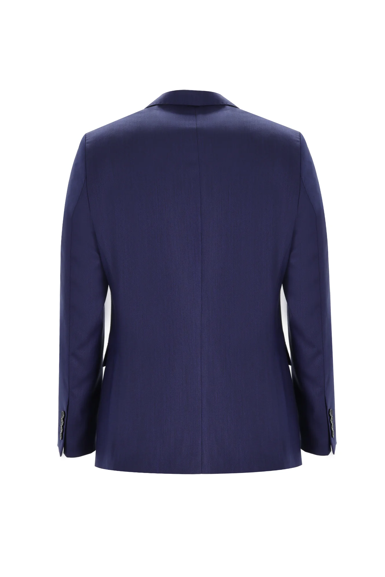 Koyu Lacivert 6 Drop Regular Fit Standart Kesim Kuşgözü Takım Elbise - Image 3