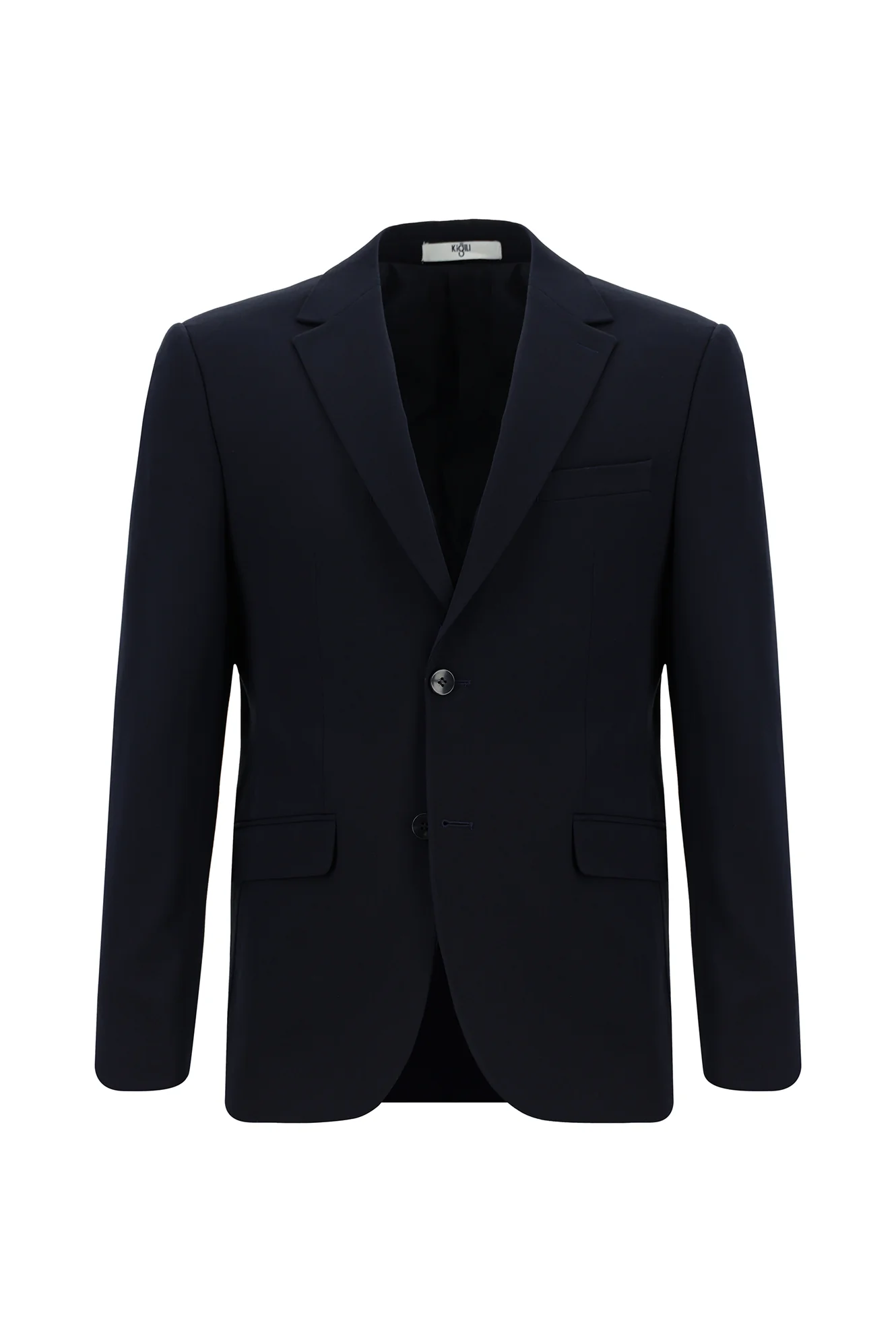 Koyu Lacivert 6 Drop Regular Fit Standart Kesim Mevsimlik Likralı Esnek Takım Elbise - Image 2