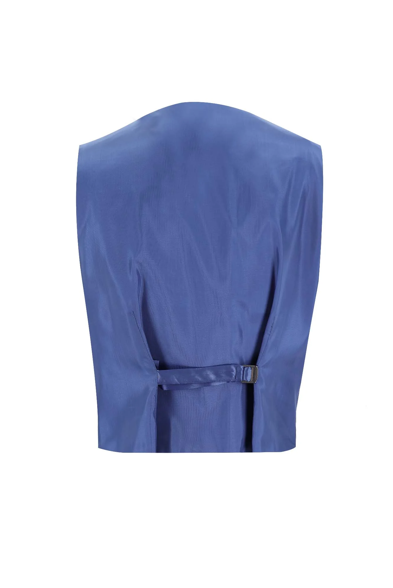 Koyu Lacivert 6 Drop Regular Fit Standart Kesim Kombinli Yelekli Keten Takım Elbise - Image 5