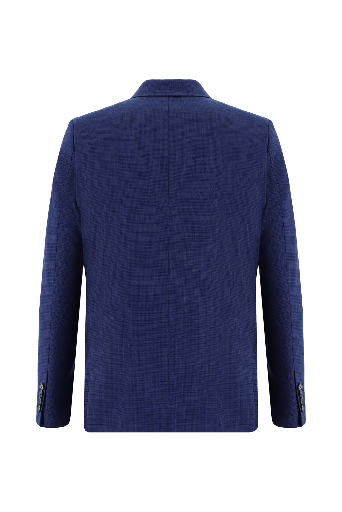 Koyu Lacivert 6 Drop Regular Fit Standart Kesim Kombinli Yelekli Takım Elbise - Image 3