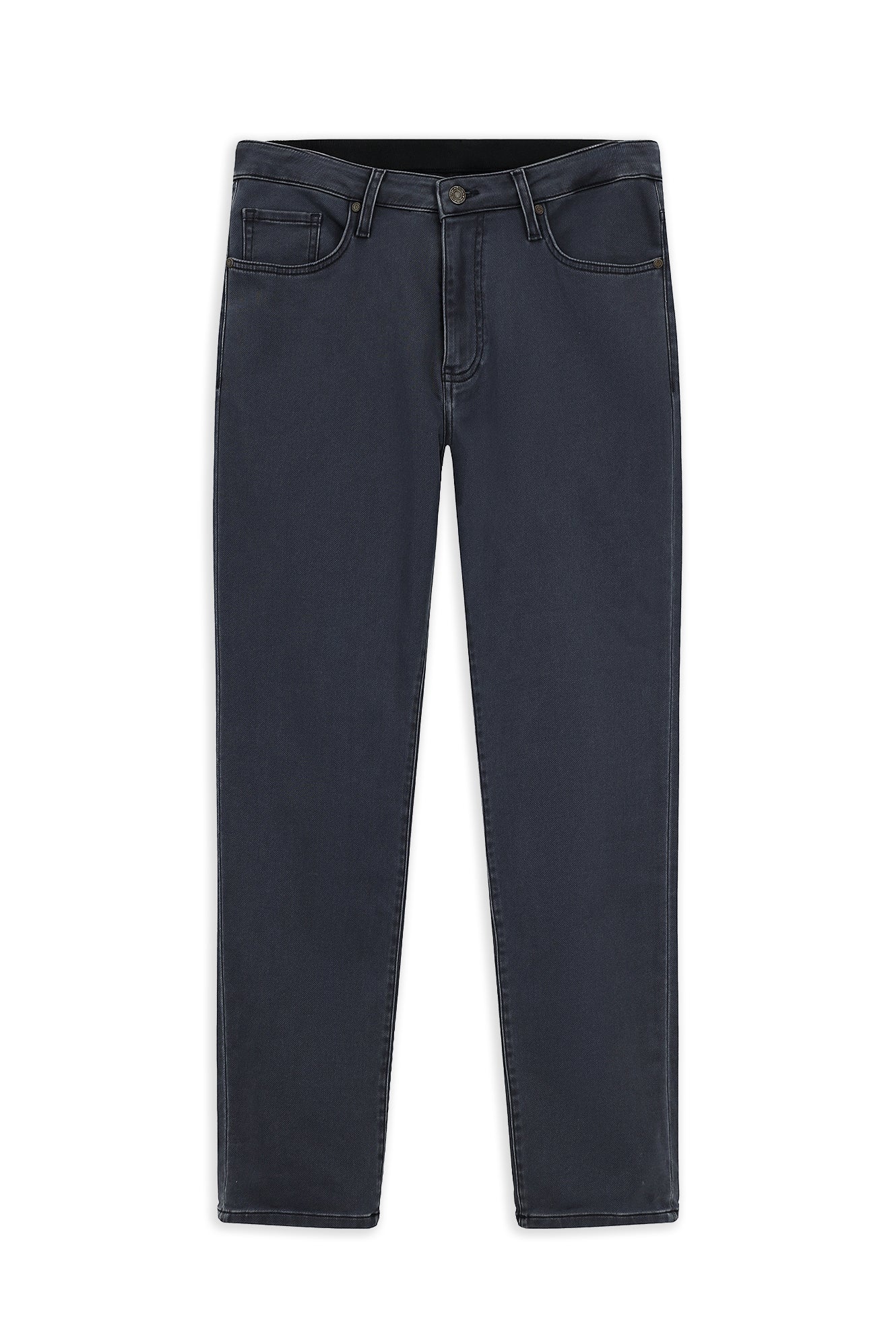 Koyu Lacivert Regular Fit Standart Kesim Likralı Kanvas / Chino Pantolon - Image 7