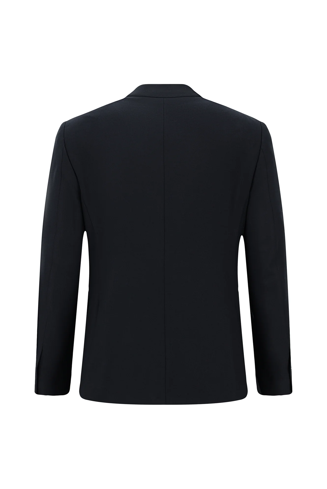 Koyu Lacivert 6 Drop Regular Fit Standart Kesim Likralı Fermuar Cepli Takım Elbise - Image 3