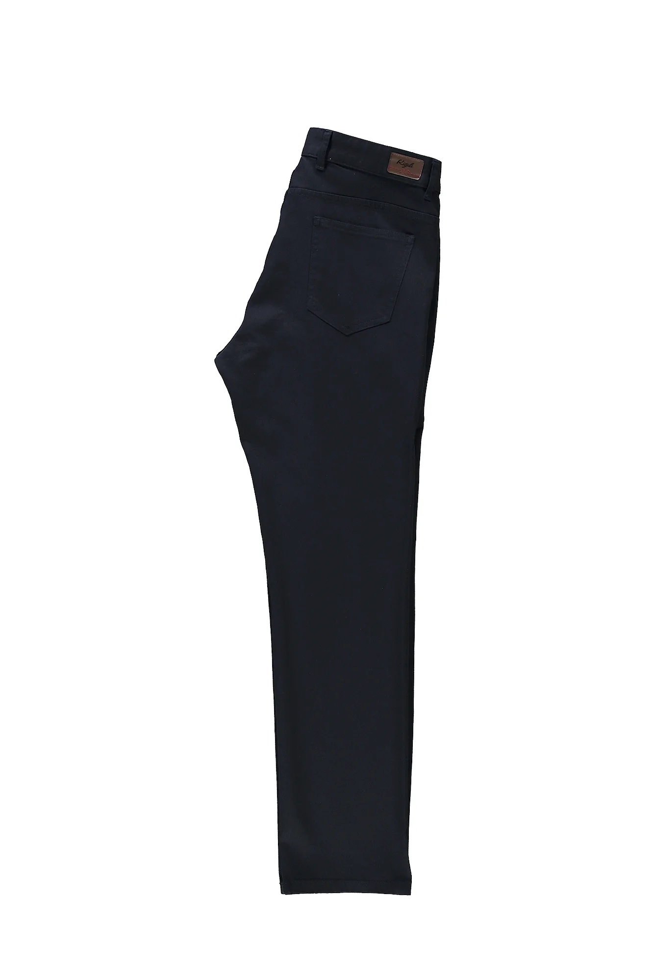 Koyu Lacivert Regular Fit Standart Kesim Likralı Kanvas / Chino Pantolon - Image 4