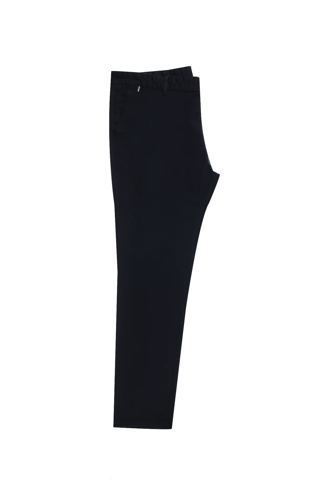 Koyu Lacivert Regular Fit Standart Kesim Likralı Kanvas / Chino Pantolon - Image 2