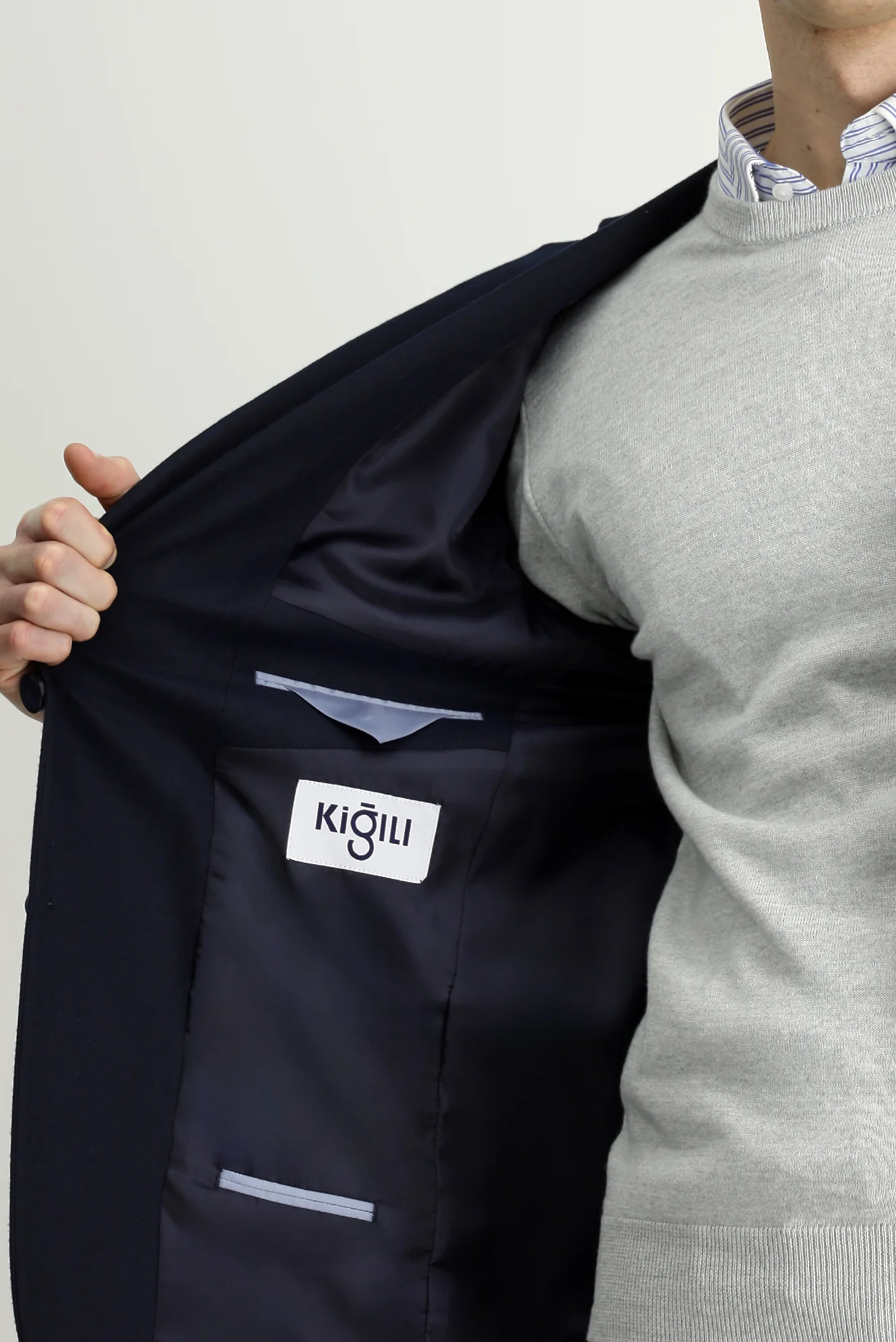 Koyu Lacivert 6 Drop Regular Fit Standart Kesim Klasik Ceket - Image 6
