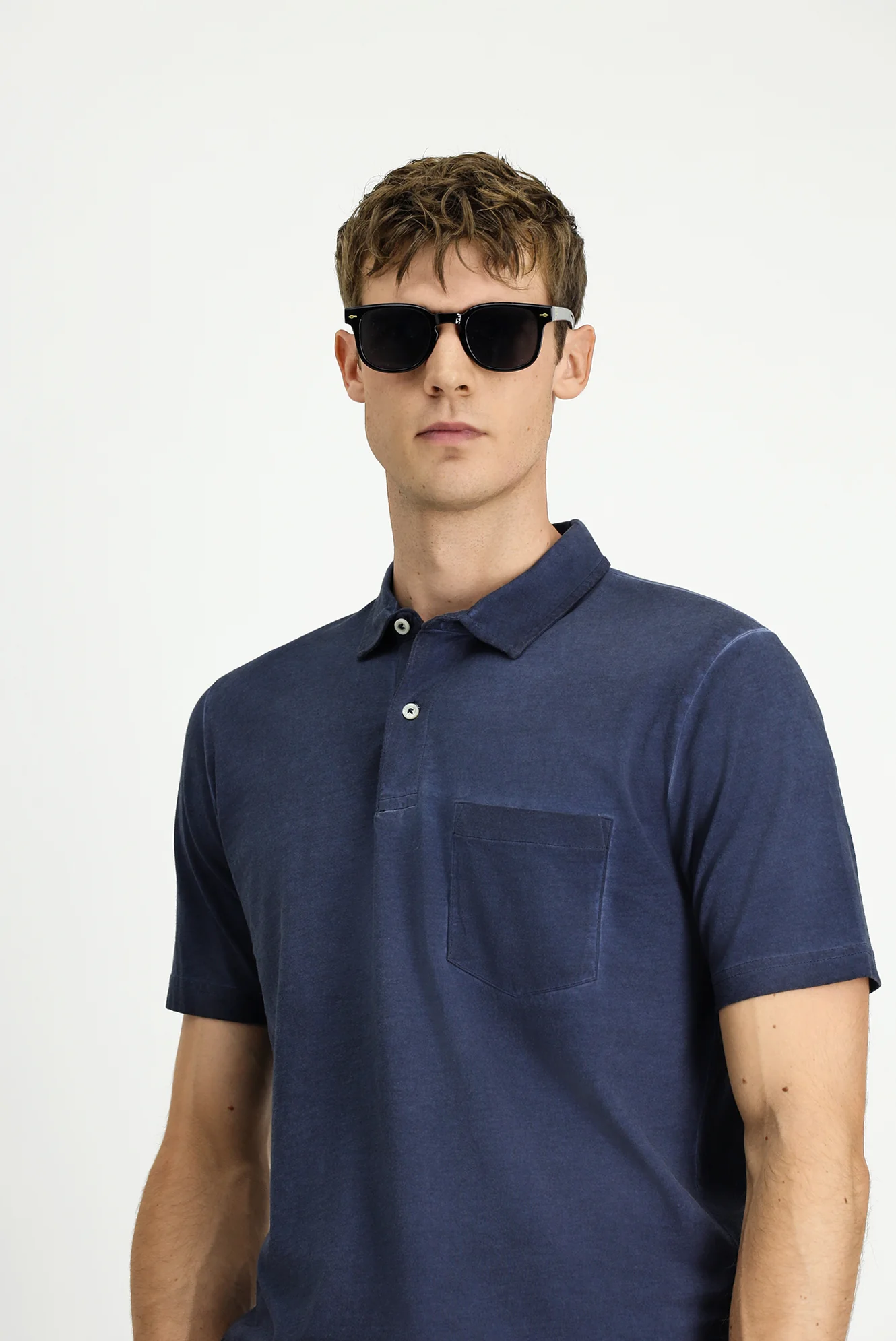 Koyu Lacivert Regular Fit Pamuk Cepli Polo Yaka Tişört - Image 3