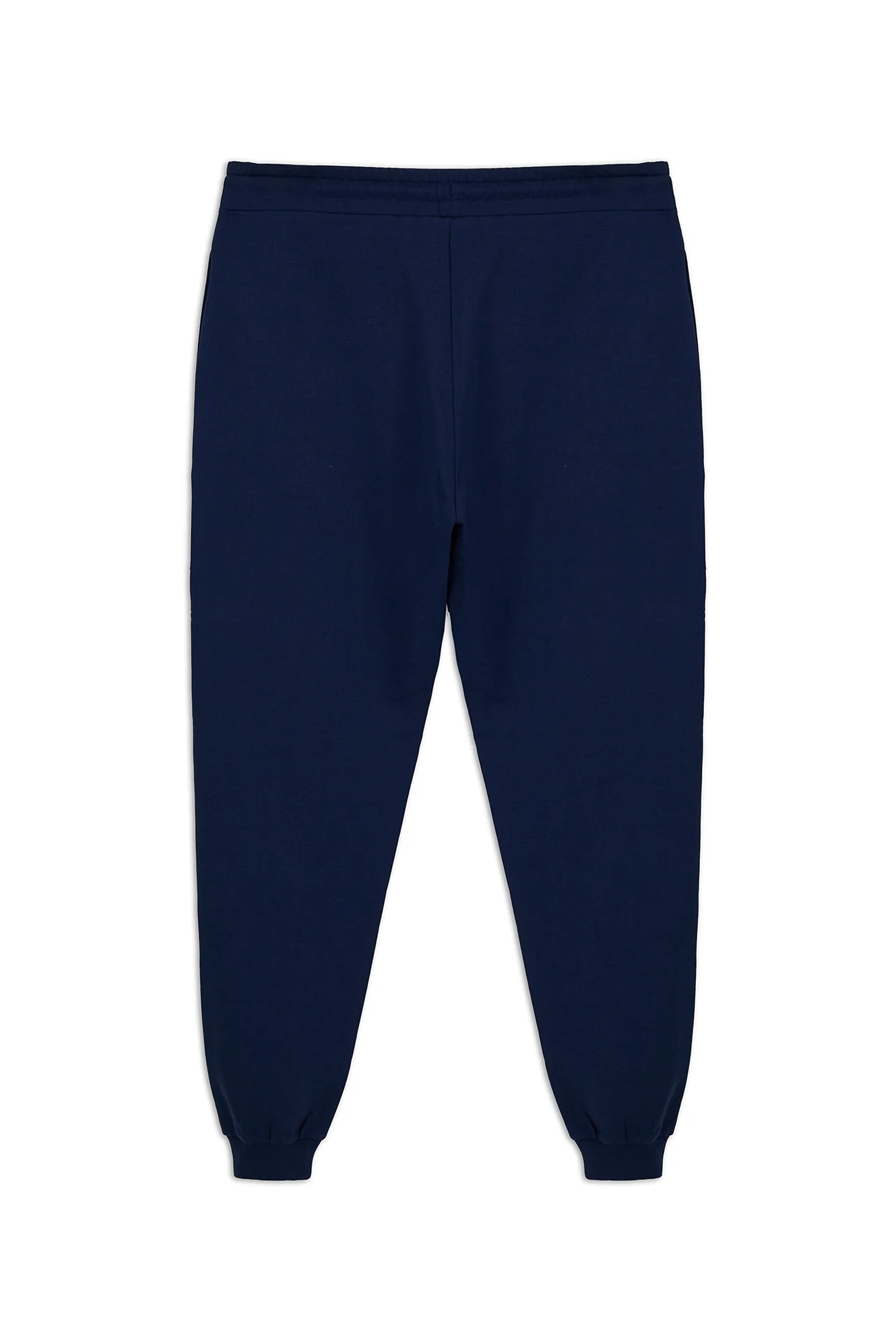 Koyu Lacivert Beli Lastikli İpli Cepli Pamuklu Sweatpant / Eşofman Altı - Image 5