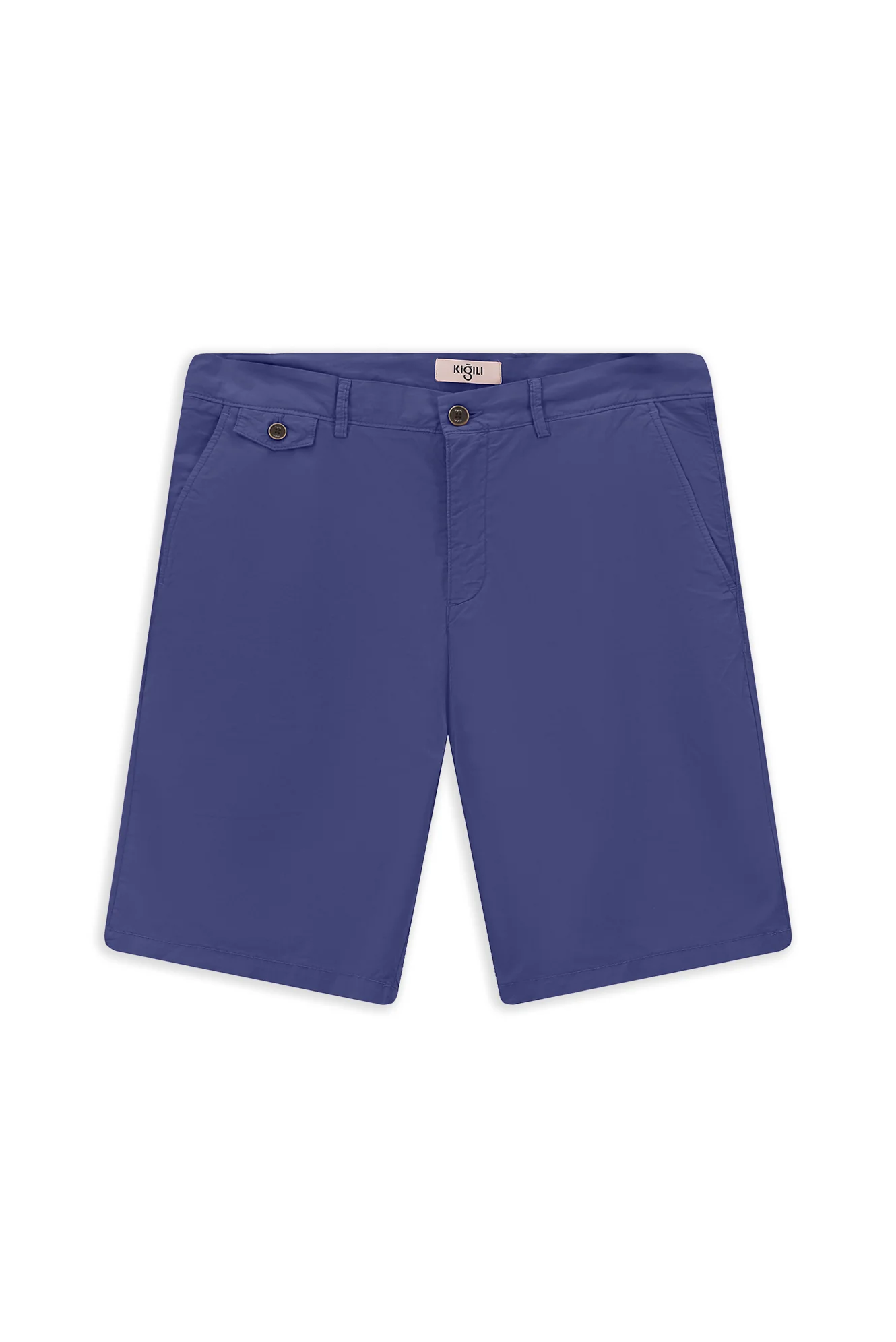 Koyu Lacivert Regular Fit Standart Kesim Pamuklu Bermuda Şort - Image 6