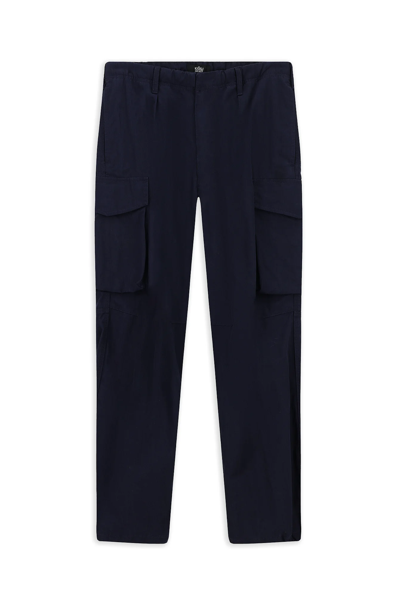 Koyu Lacivert Engineered Fit Pamuklu Kargo Pantolon - Image 8