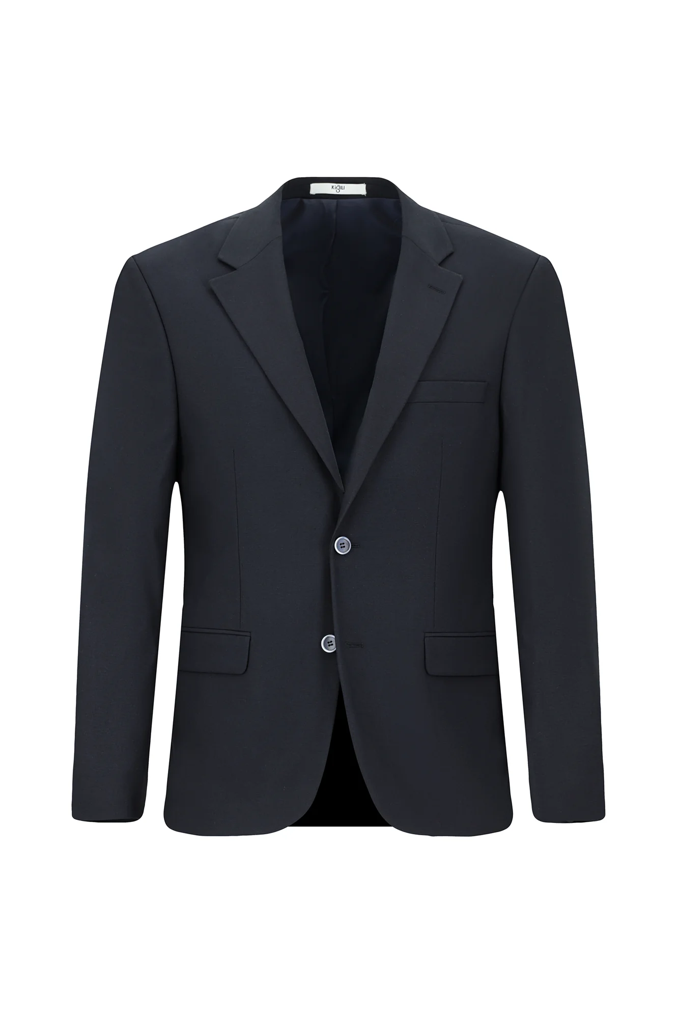 Koyu Lacivert 6 Drop Regular Fit Standart Kesim Yünlü Takım Elbise - Image 2