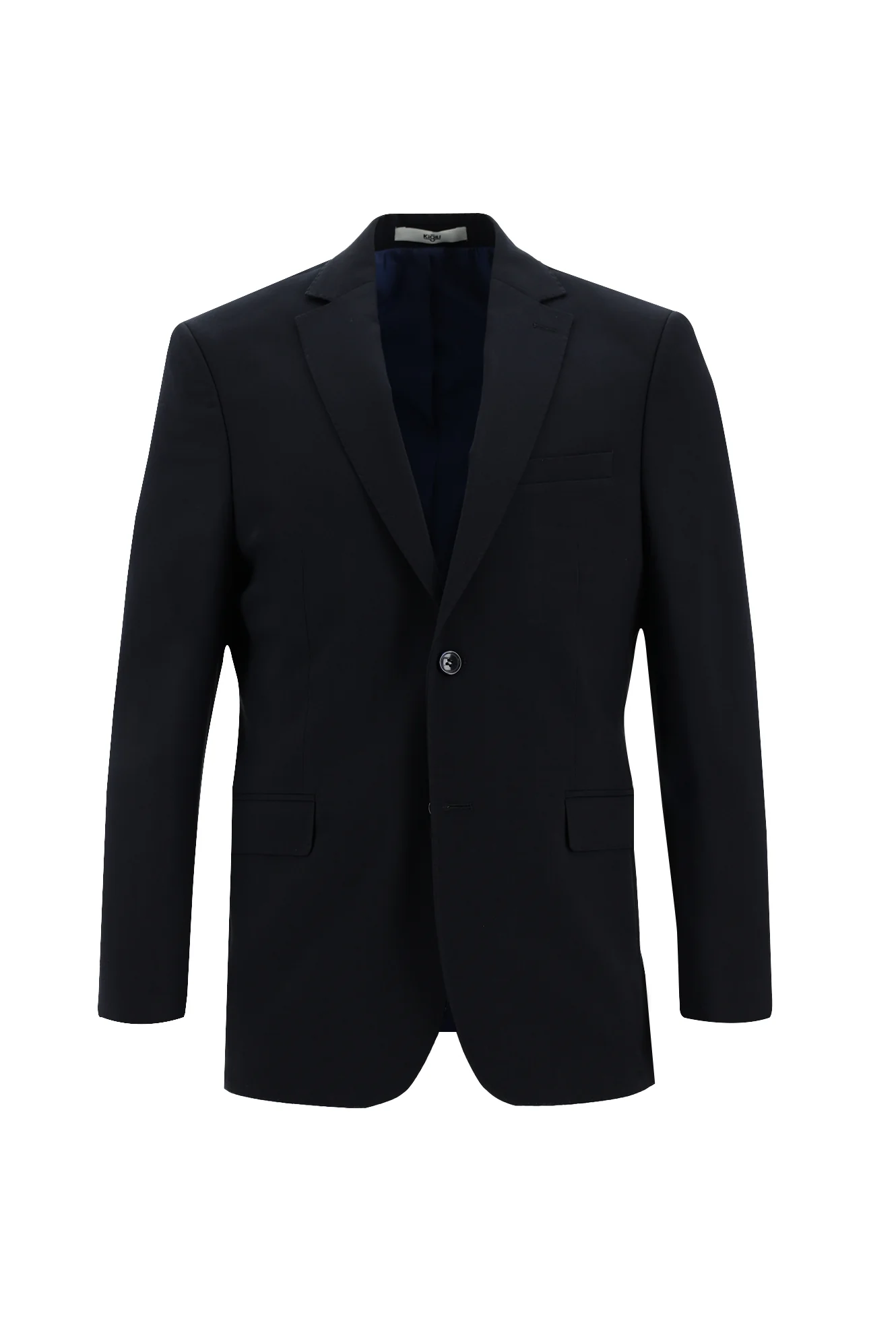 Koyu Lacivert 6 Drop Regular Fit Standart Kesim Yünlü Takım Elbise - Image 2