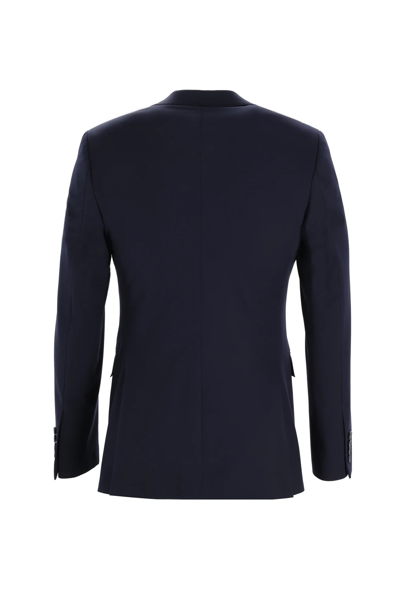 Koyu Lacivert 8 Drop Long Slim Fit Uzun Dar Kesim Takım Elbise - Image 3