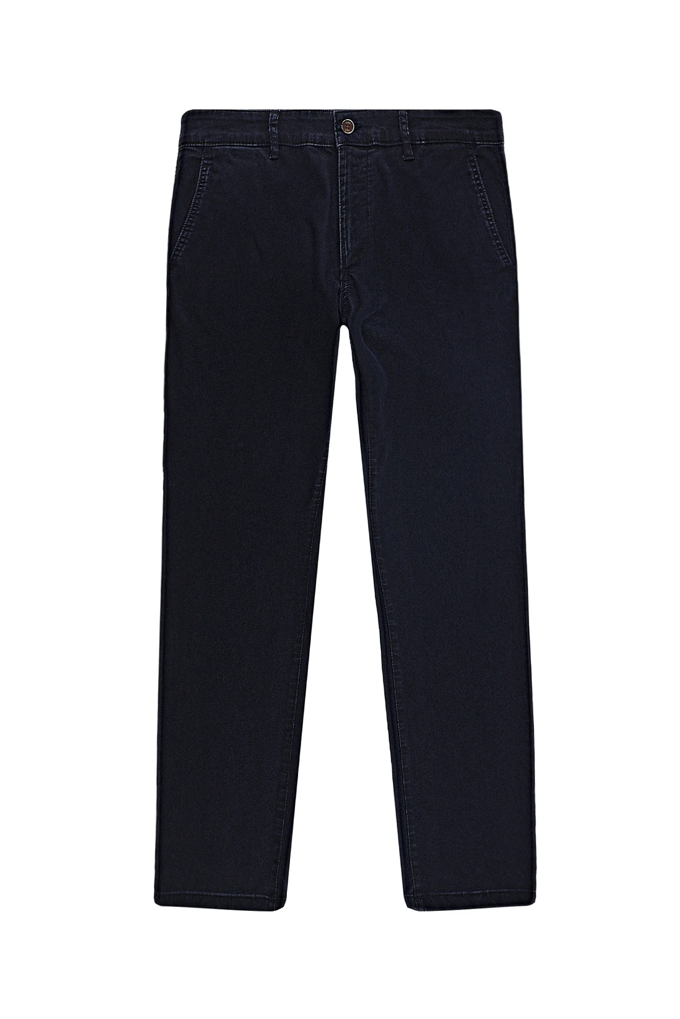 Koyu Lacivert Relaxed Fit Rahat Kesim Denim Look Likralı Pantolon