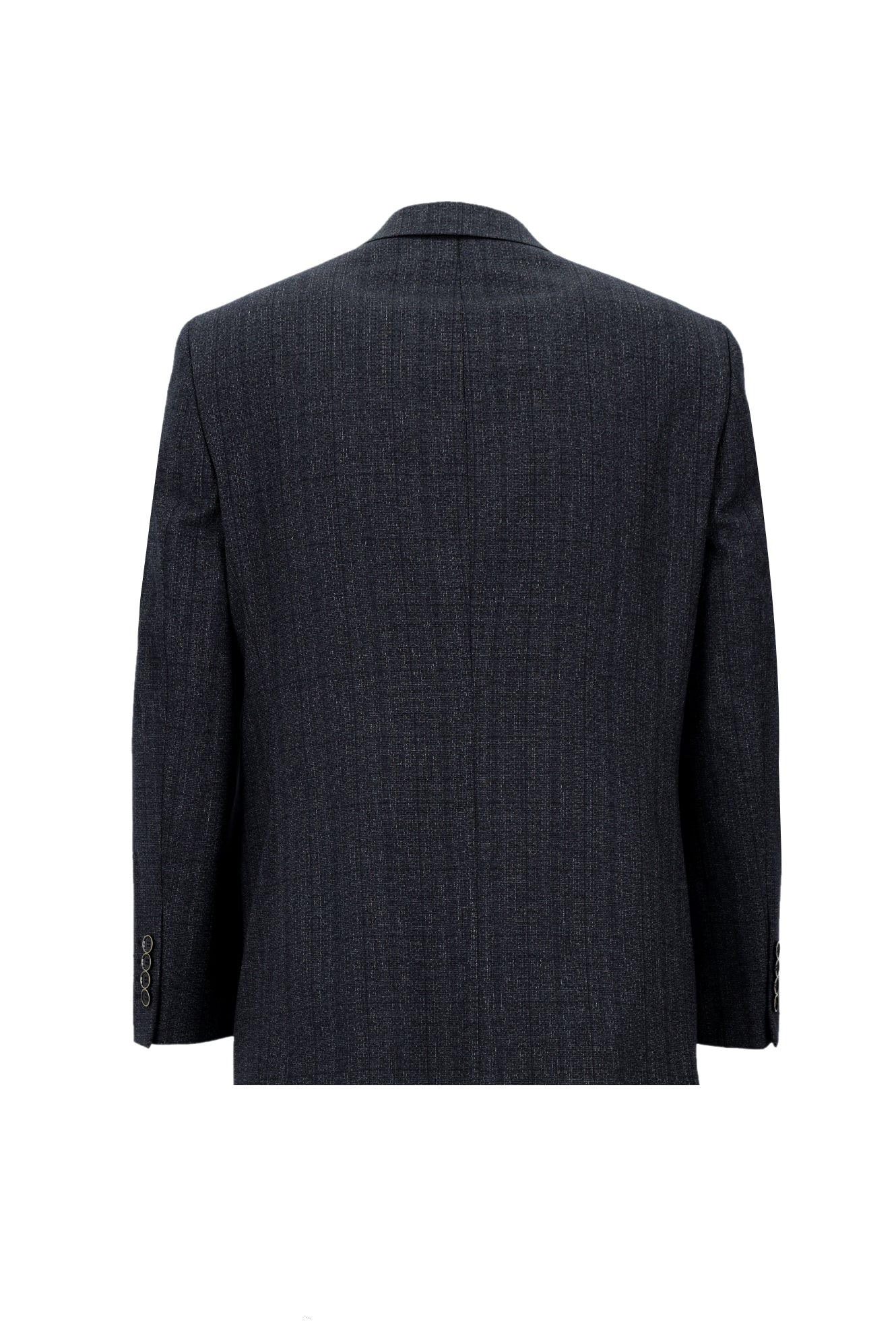 Koyu Lacivert 4 Drop Relaxed Fit Rahat Kesim Desenli Ceket - Image 2
