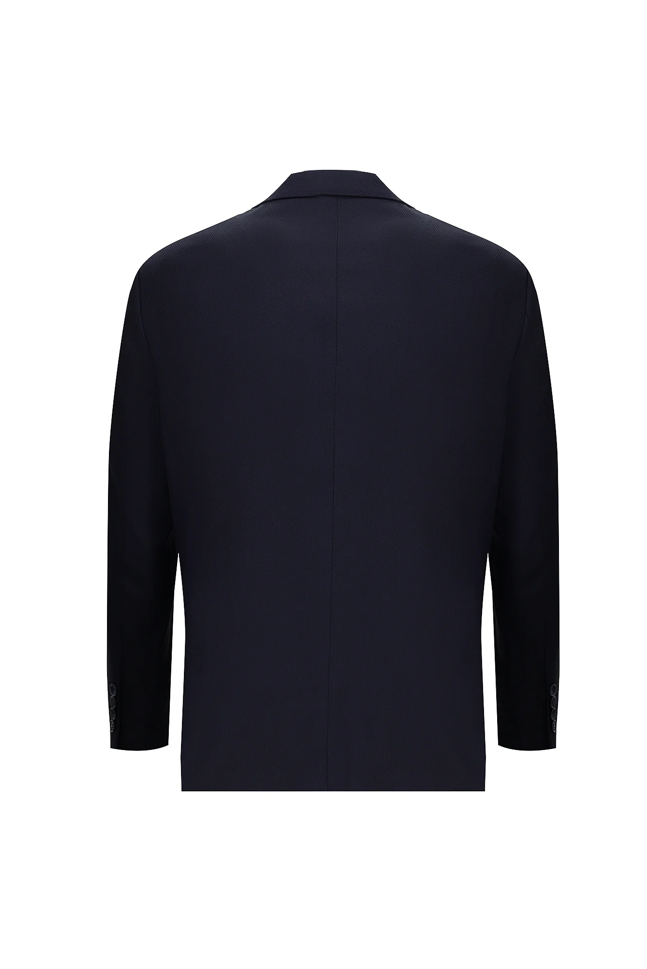 Koyu Lacivert 4 Drop Relaxed Fit Rahat Kesim Desenli Takım Elbise - Image 3