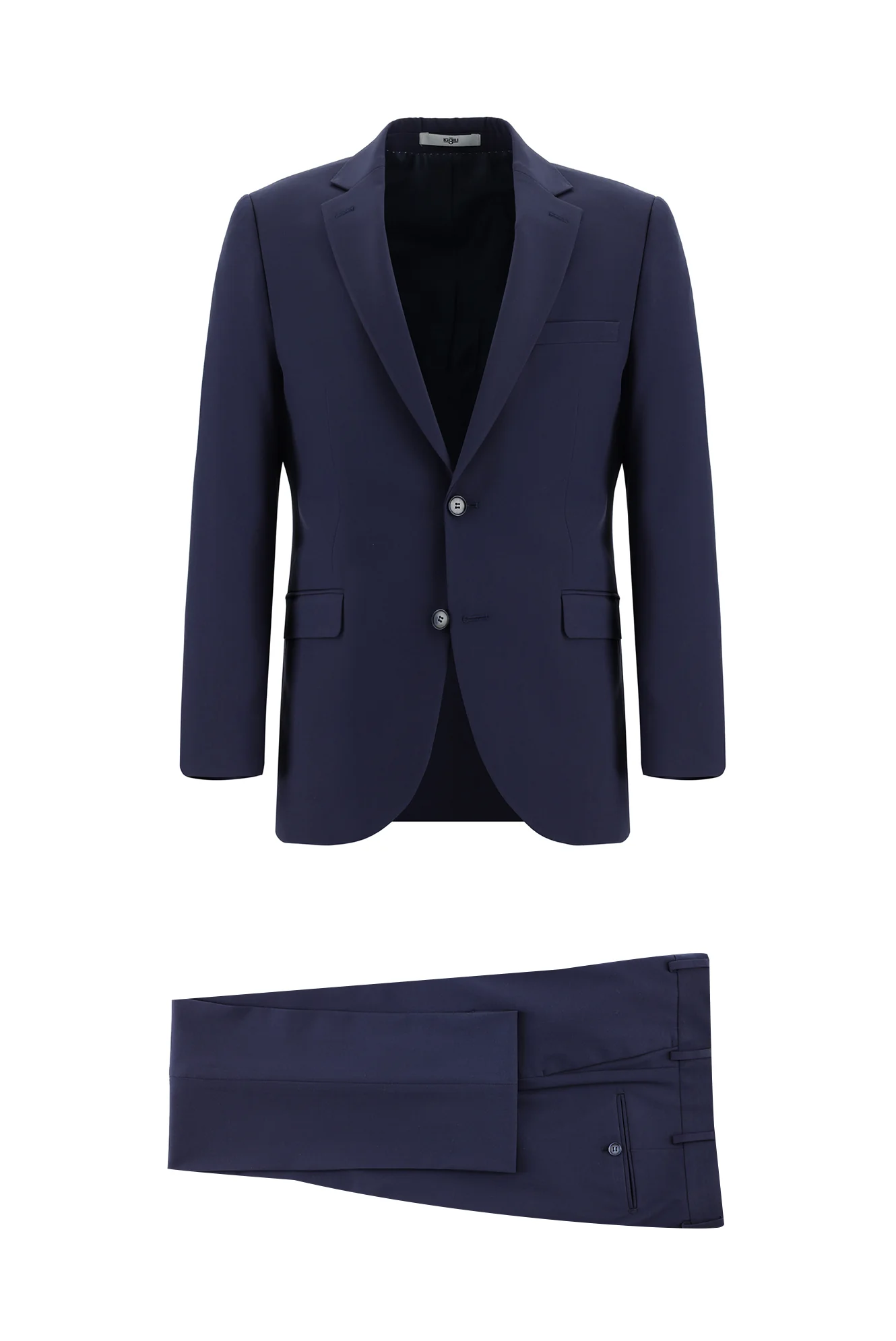 Koyu Lacivert 4 Drop Relaxed Fit Rahat Kesim Takım Elbise