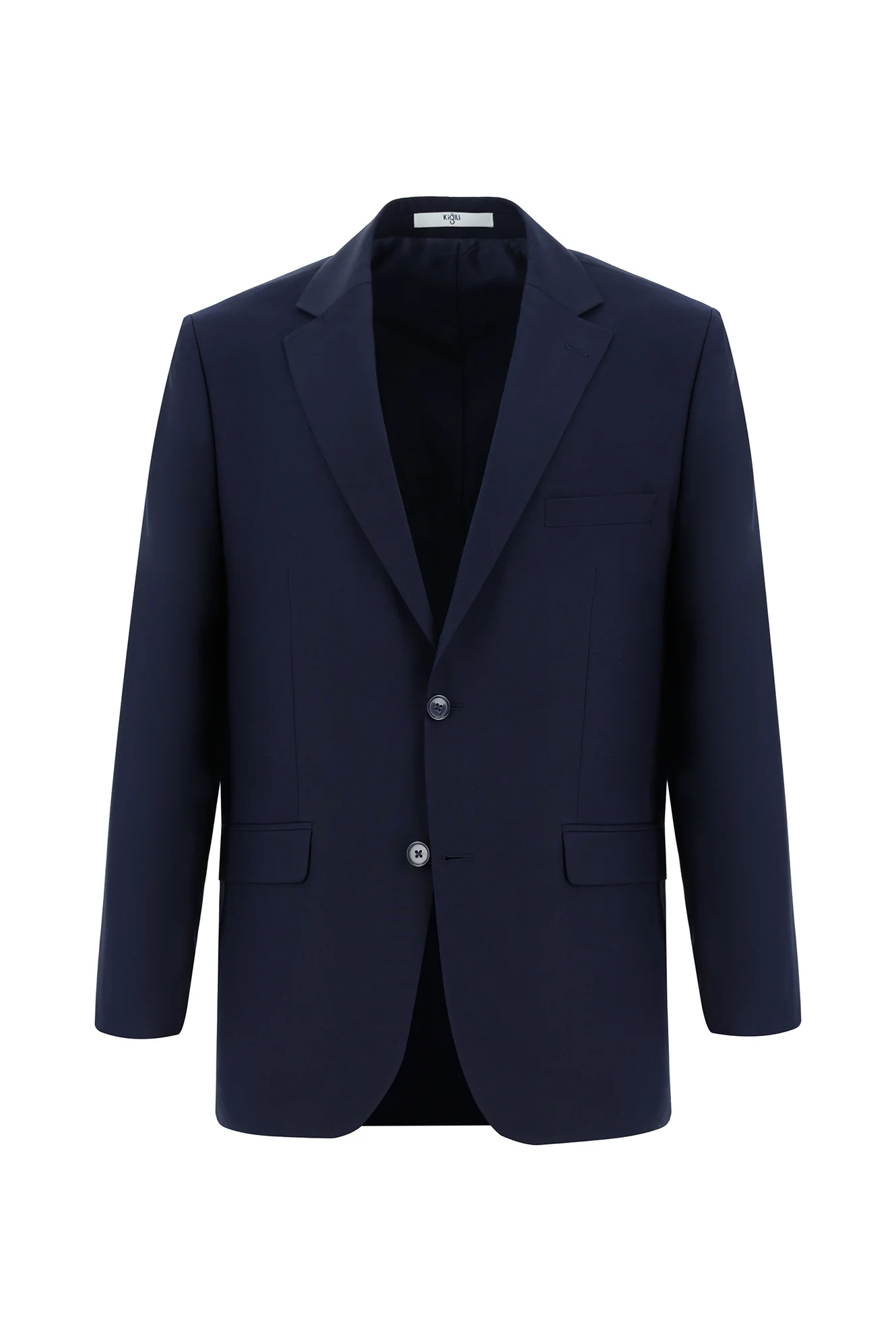 Koyu Lacivert 4 Drop Relaxed Fit Rahat Kesim Takım Elbise - Image 2