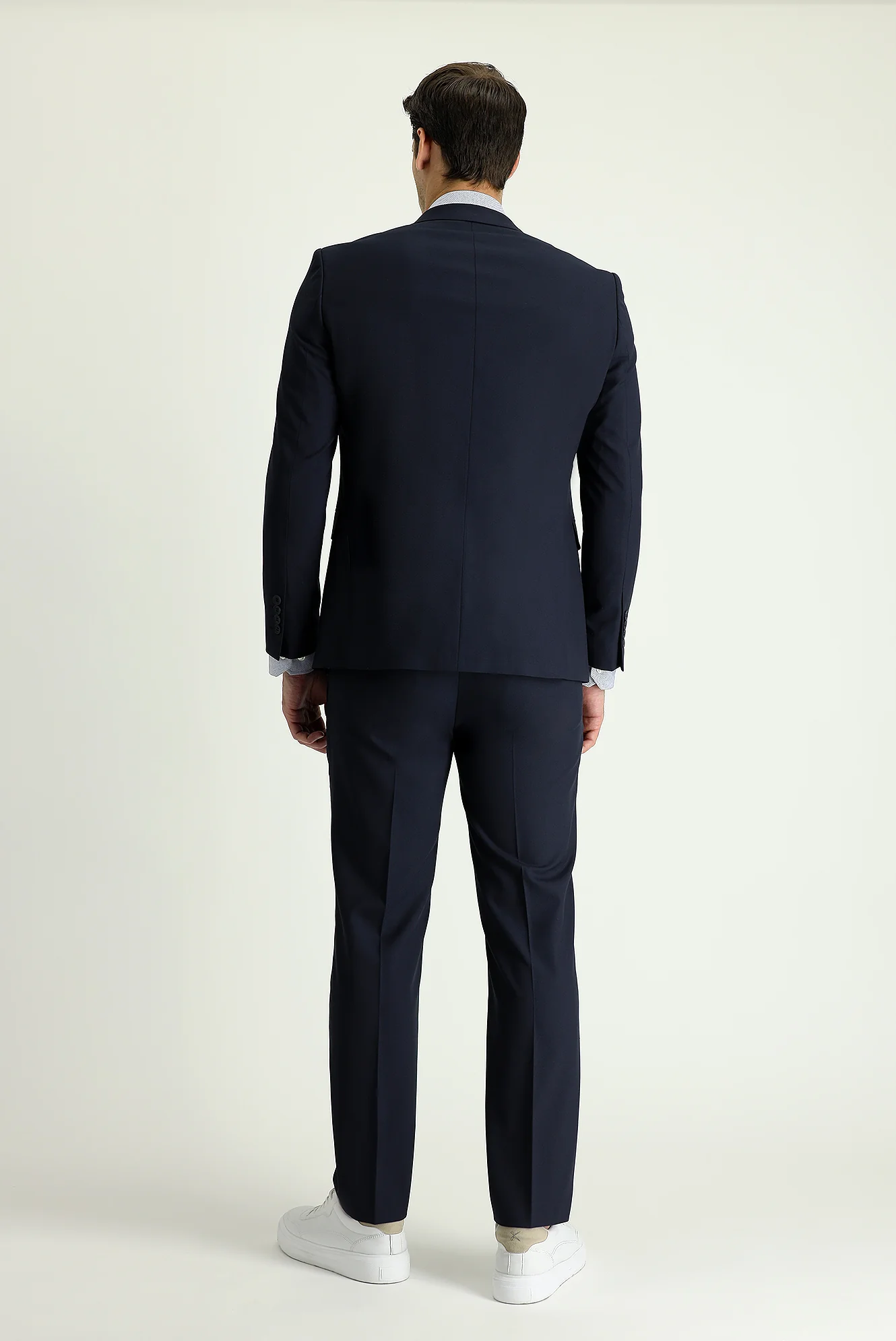 Koyu Lacivert 4 Drop Relaxed Fit Rahat Kesim Takım Elbise - Image 5