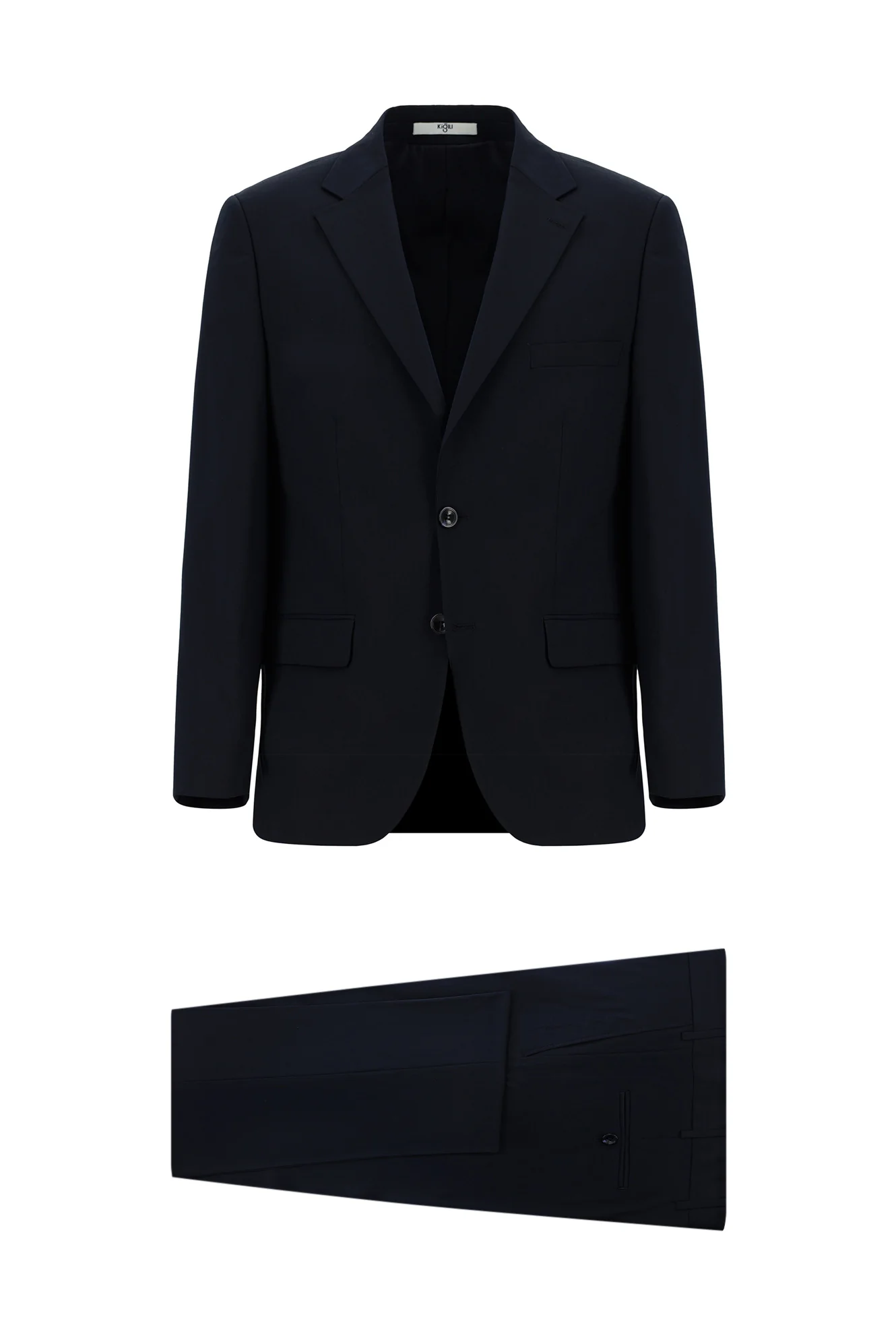 Koyu Lacivert 4 Drop Relaxed Fit Rahat Kesim Takım Elbise