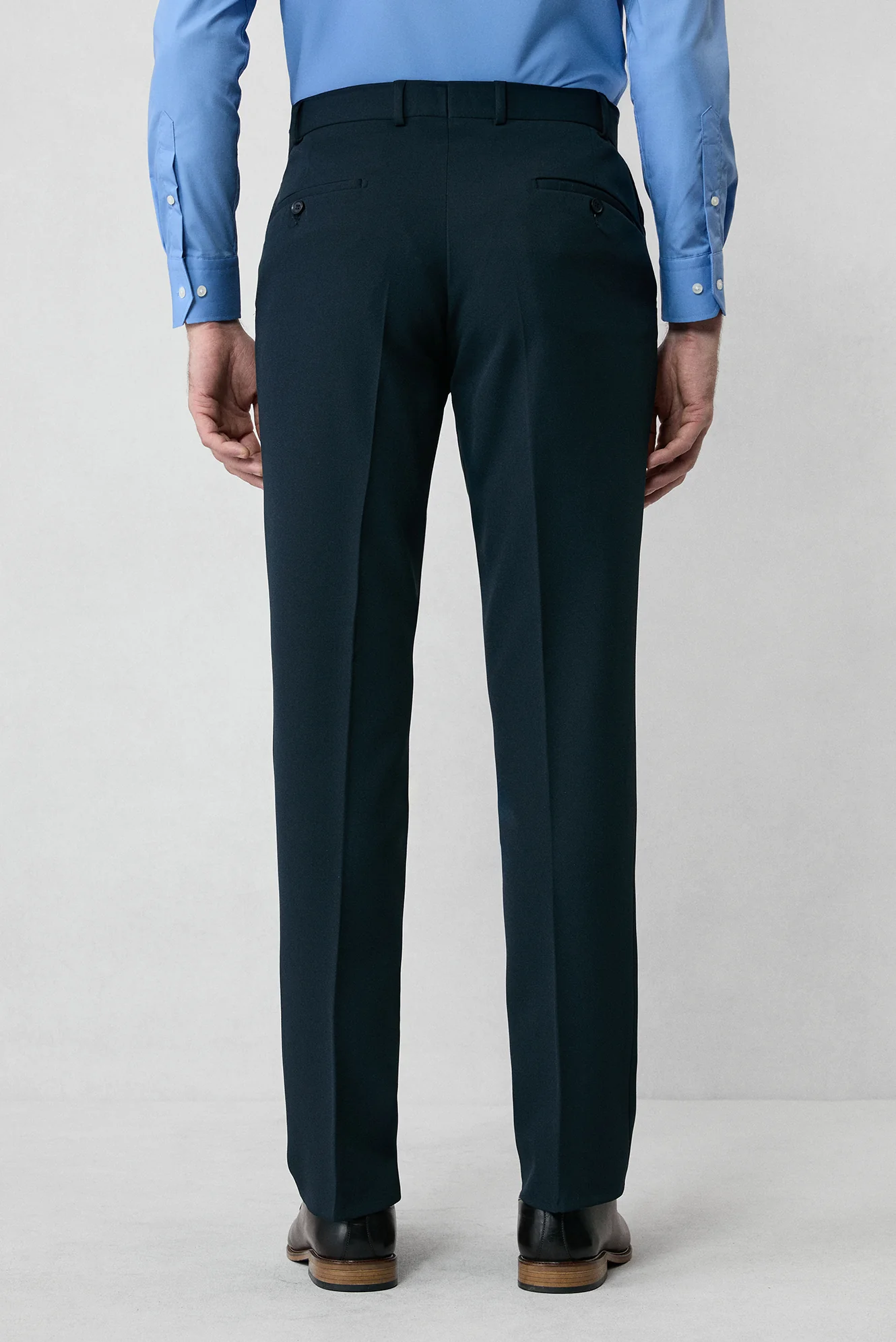 Koyu Lacivert 4 Drop Relaxed Fit Rahat Kesim Mevsimlik Likralı Esnek Takım Elbise - Image 8