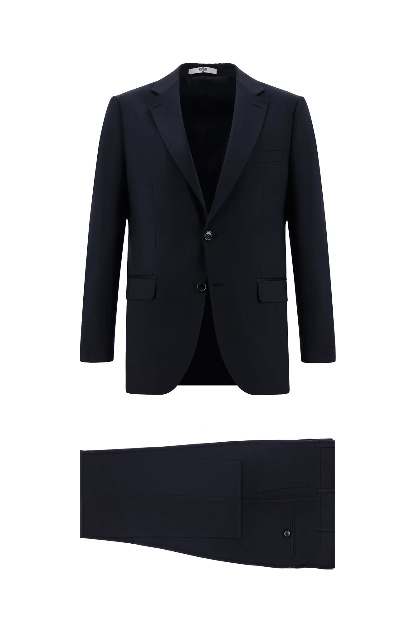 Koyu Lacivert 4 Drop Relaxed Fit Rahat Kesim Takım Elbise