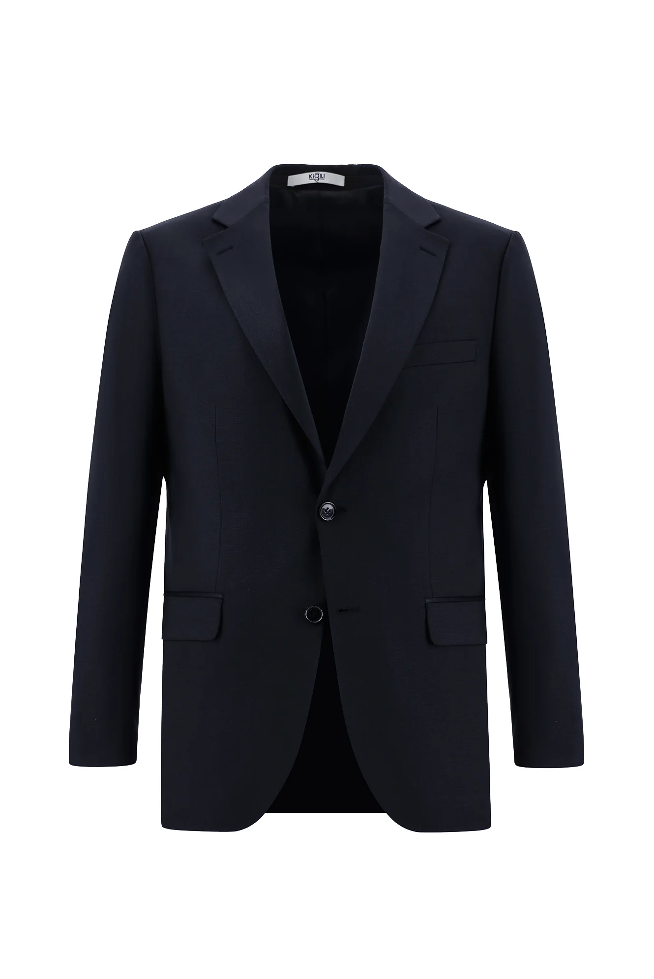 Koyu Lacivert 4 Drop Relaxed Fit Rahat Kesim Takım Elbise - Image 2