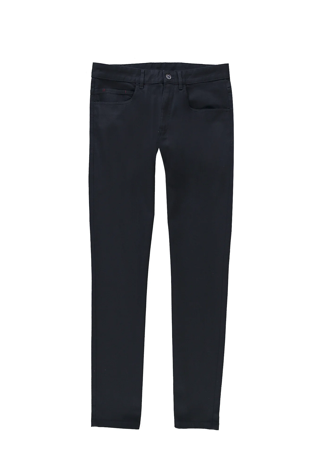 Koyu Lacivert Relaxed Fit Rahat Kesim Likralı Kanvas / Chino Pantolon
