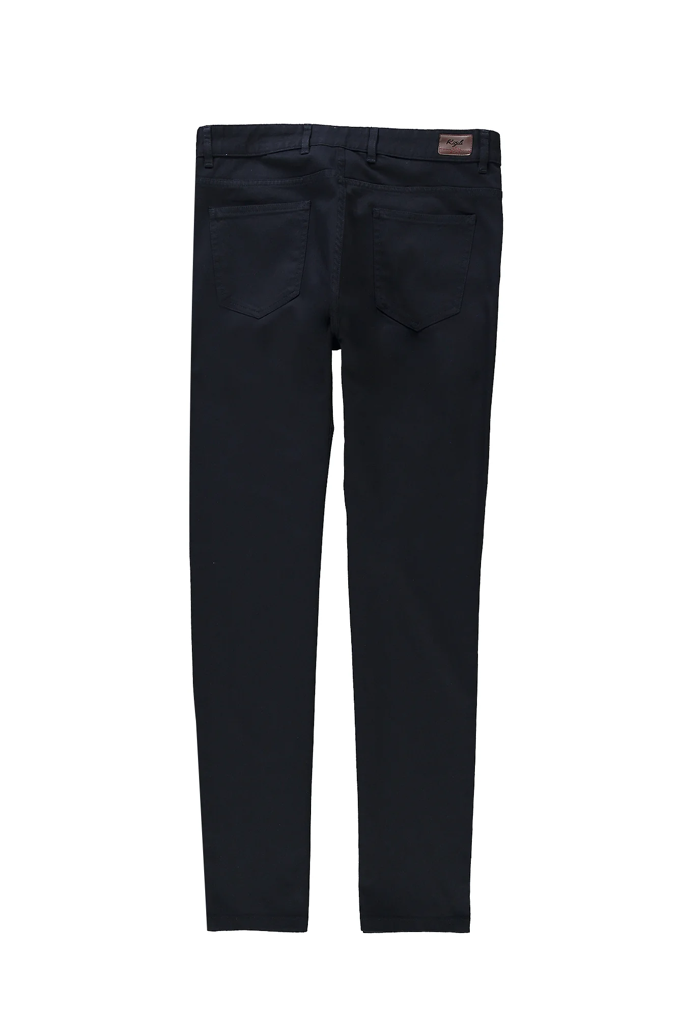 Koyu Lacivert Relaxed Fit Rahat Kesim Likralı Kanvas / Chino Pantolon - Image 2