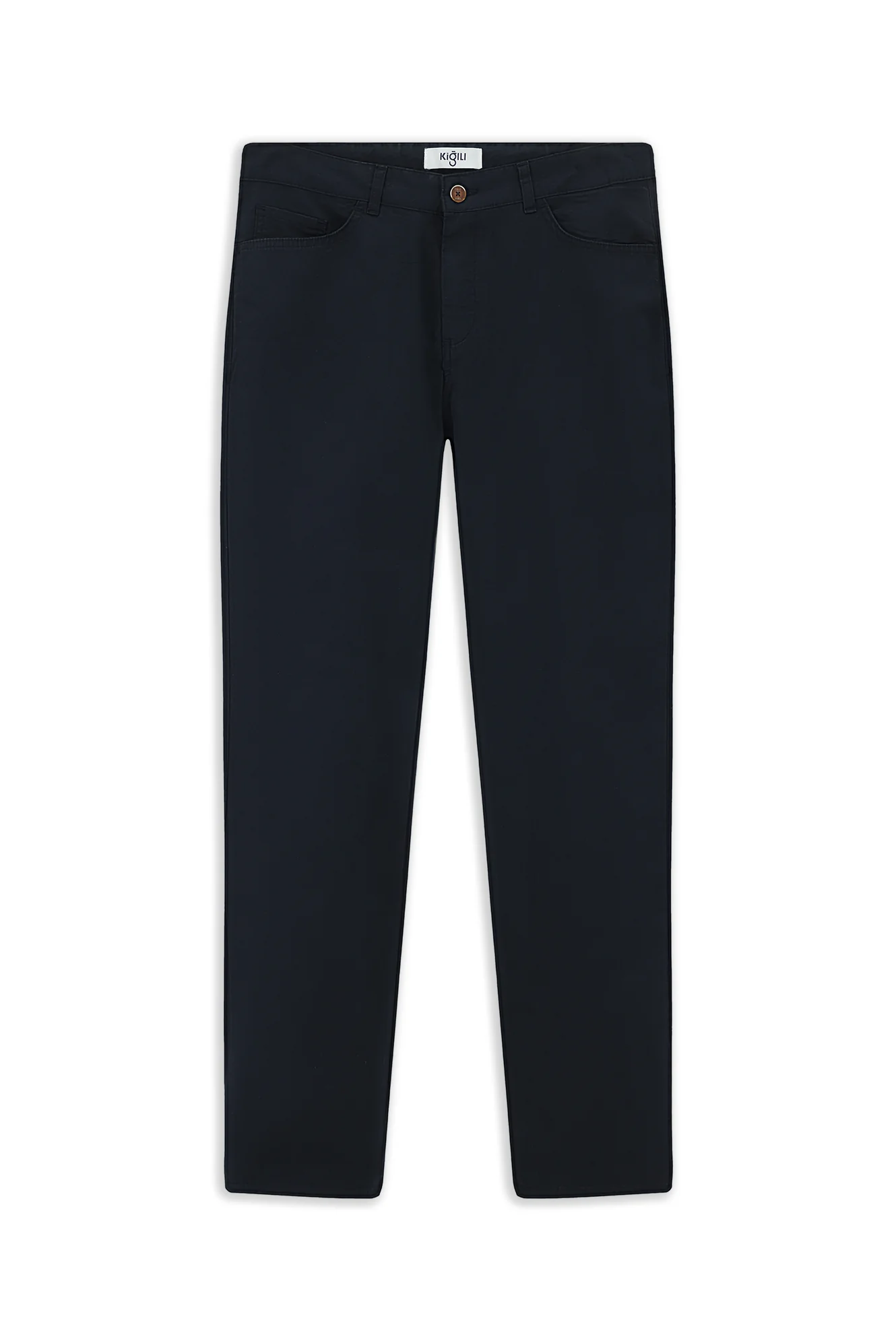 Koyu Lacivert Relaxed Fit Rahat Kesim Likralı Kanvas / Chino Pantolon - Image 6